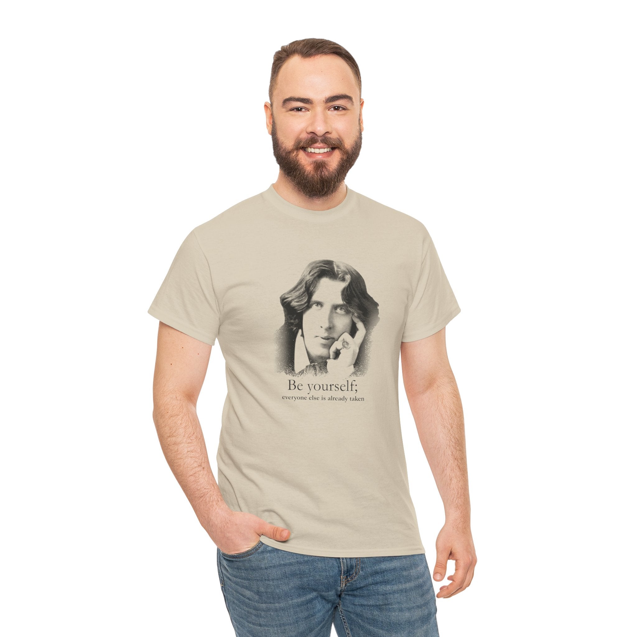 Oscar Wilde - Be yourself; everyone else is already taken.  Iconic Quote T-Shirt