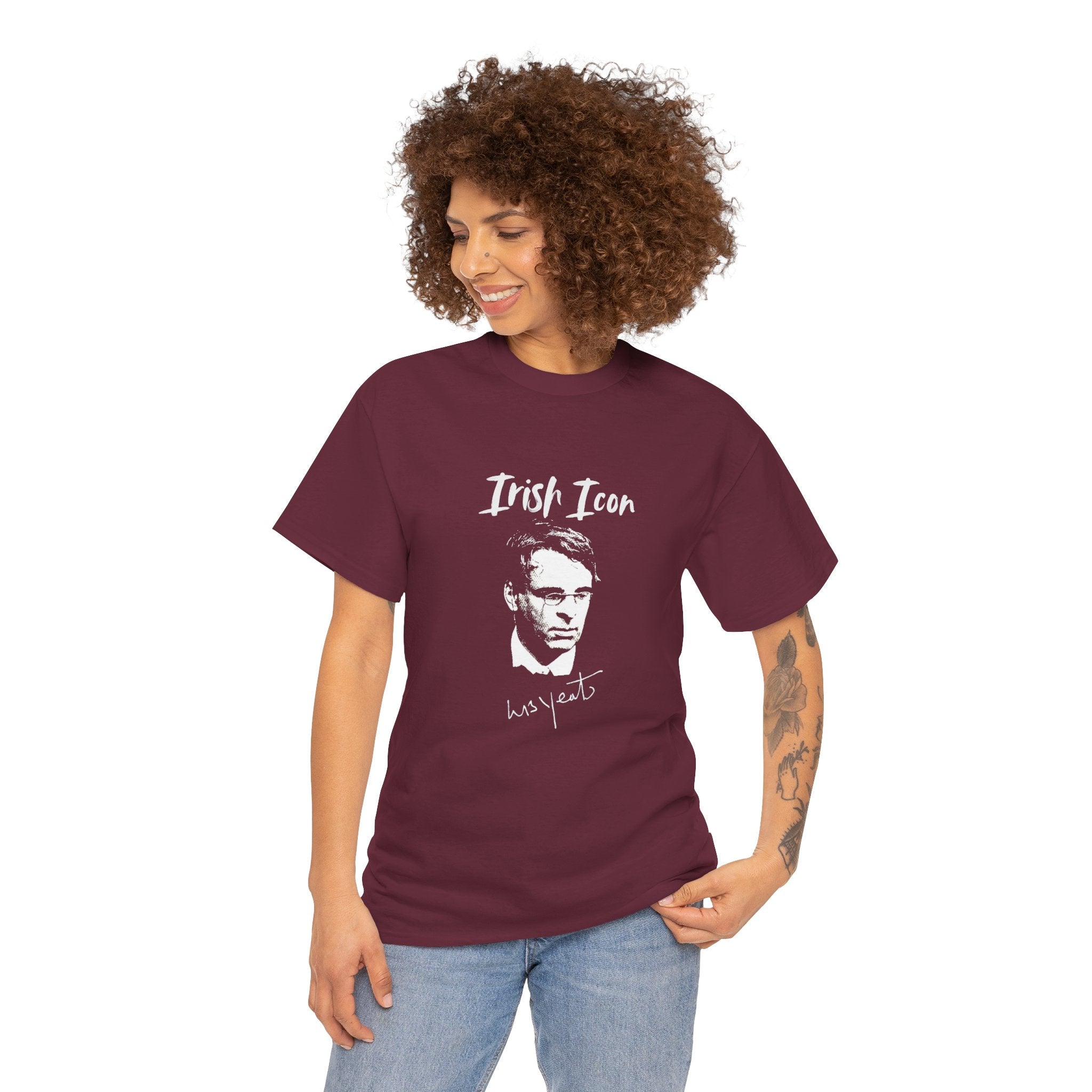 W.B. Yeats - Irish Icon Series Unisex Tee, W.B. Yeats