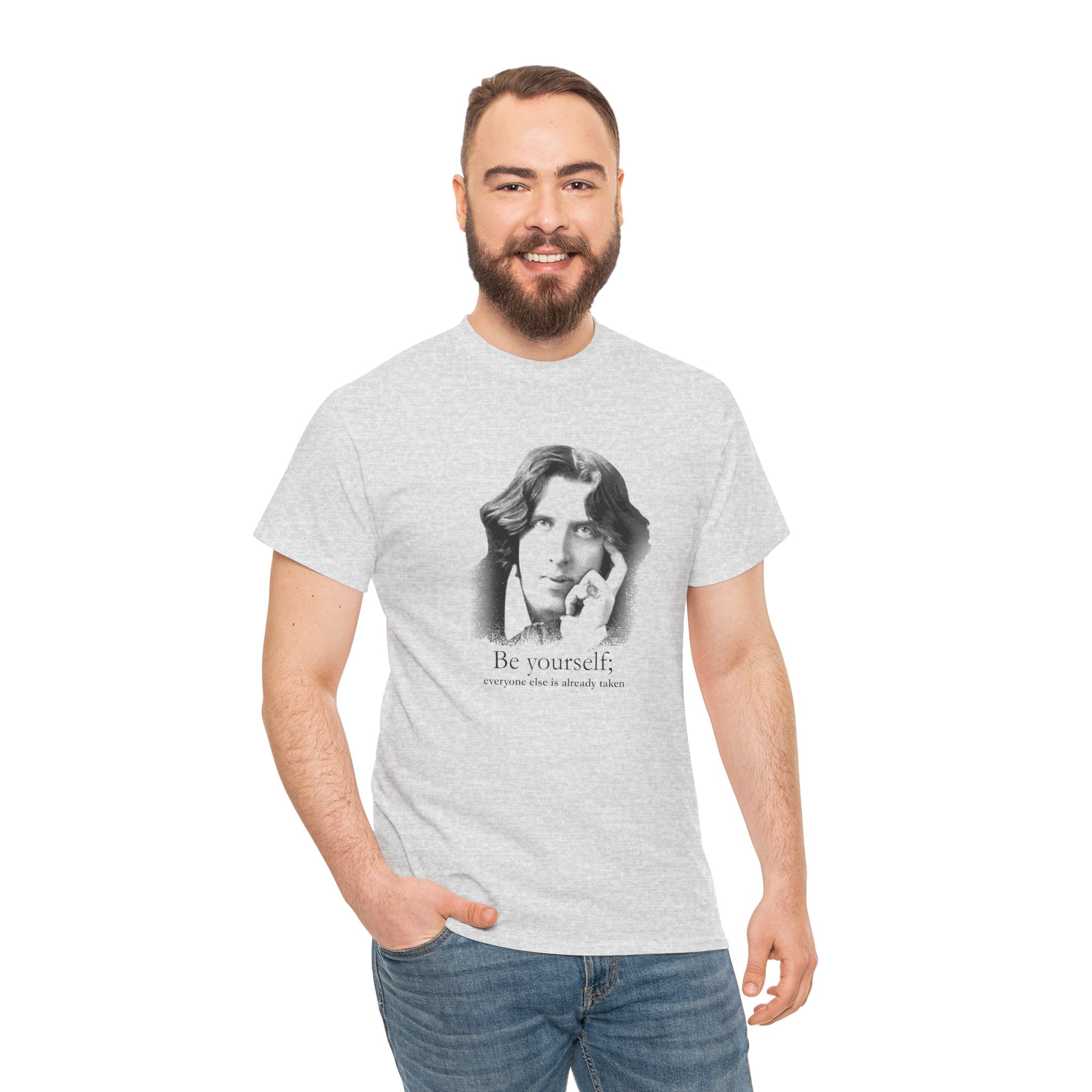 Oscar Wilde - Be yourself; everyone else is already taken.  Iconic Quote T-Shirt