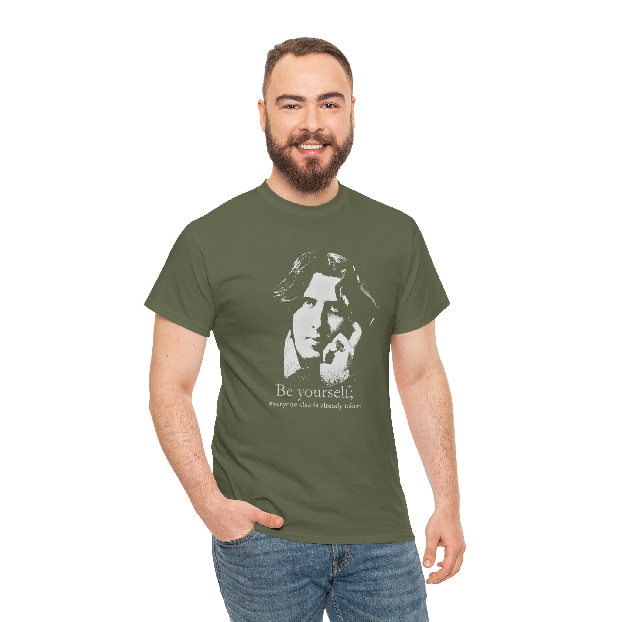 Oscar Wilde - Be yourself; everyone else is already taken.  Iconic Quote T-Shirt