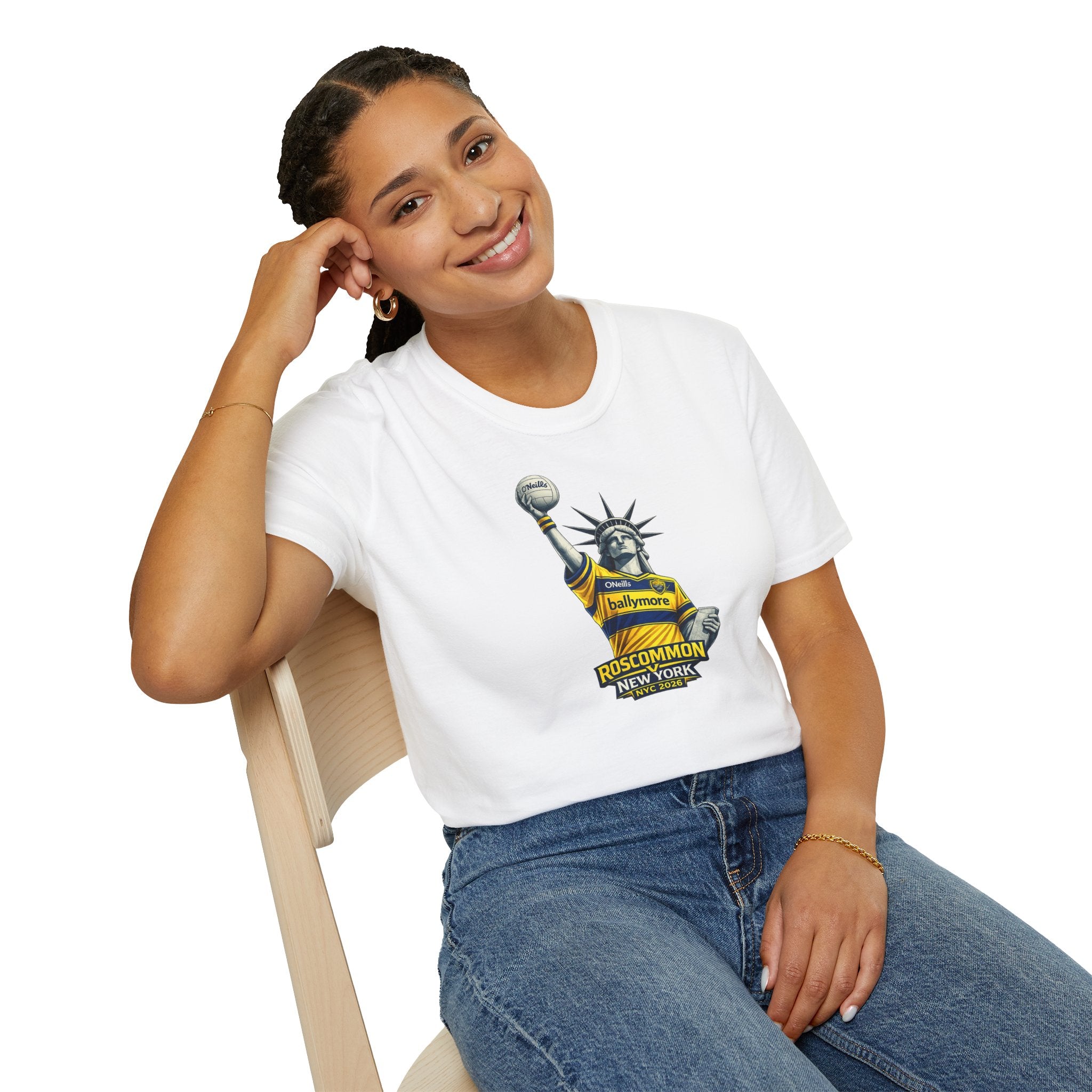 Roscommon V New York Statue of Liberty Comemorative T‑Shirt