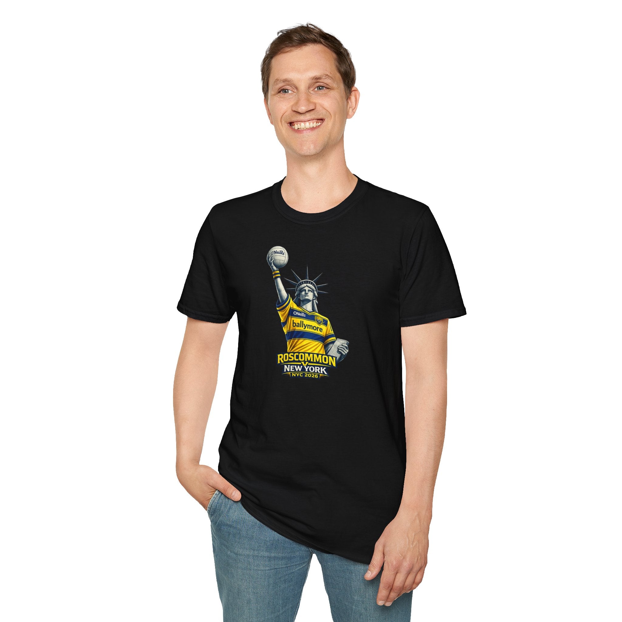 Roscommon V New York Statue of Liberty Comemorative T‑Shirt