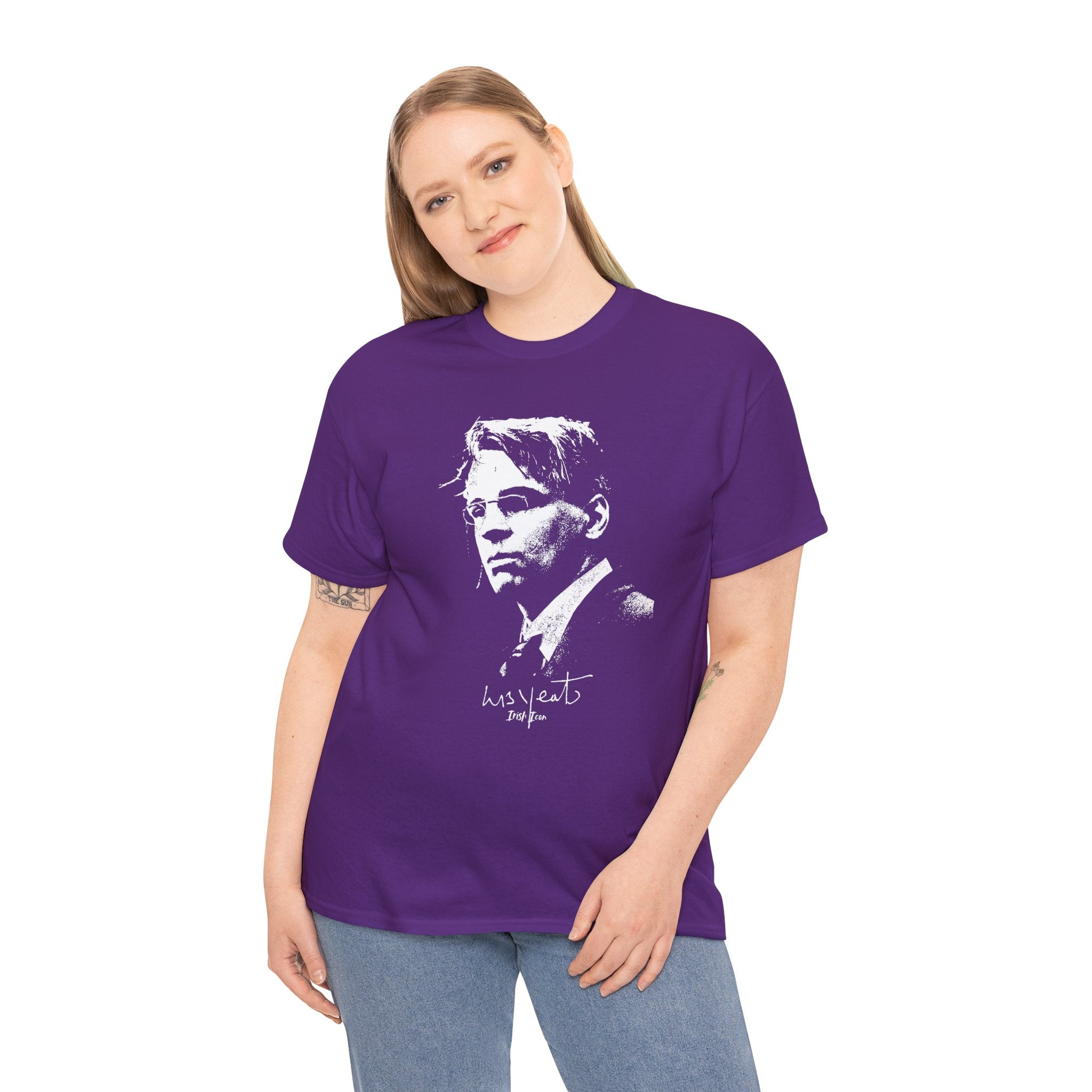 Irish Poet- W B Yeats Signature Tee, Unisex Tshirt.