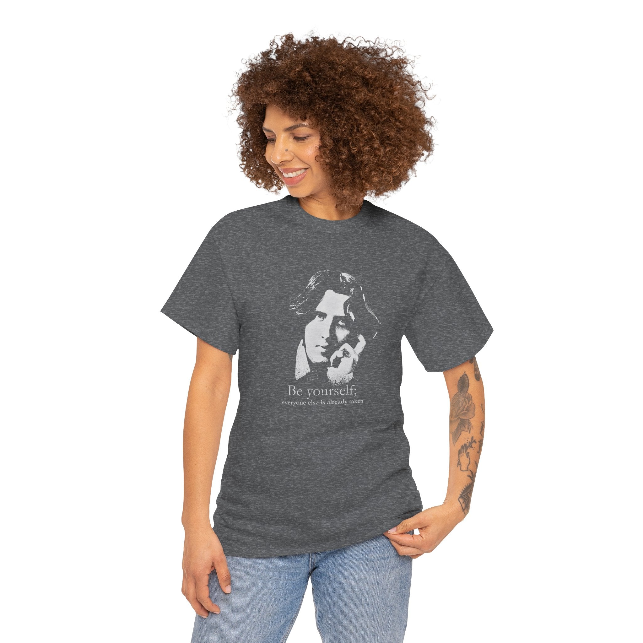 Copy of Oscar Wilde - Be yourself; everyone else is already taken.  Iconic Quote T-Shirt