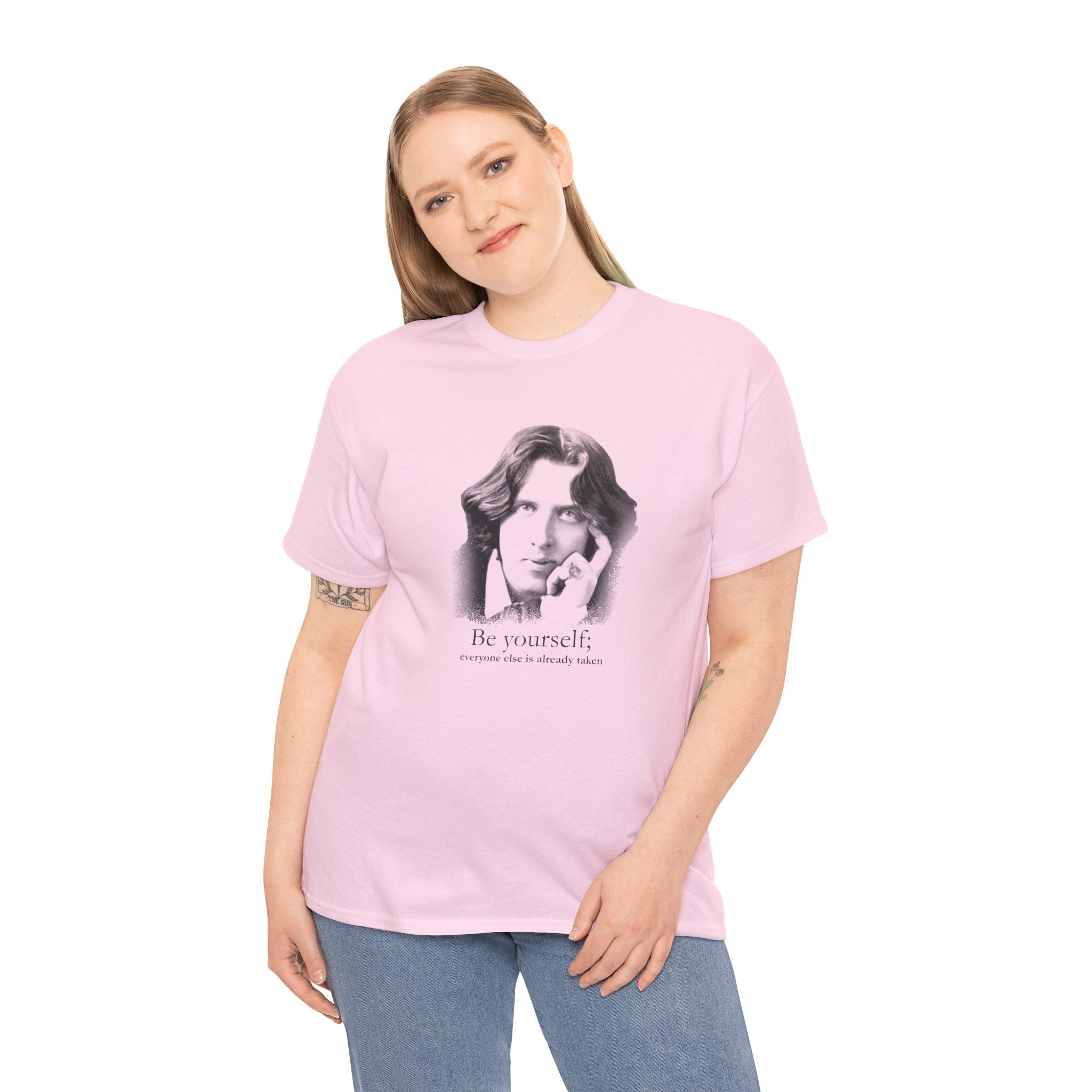 Oscar Wilde - Be yourself; everyone else is already taken.  Iconic Quote T-Shirt