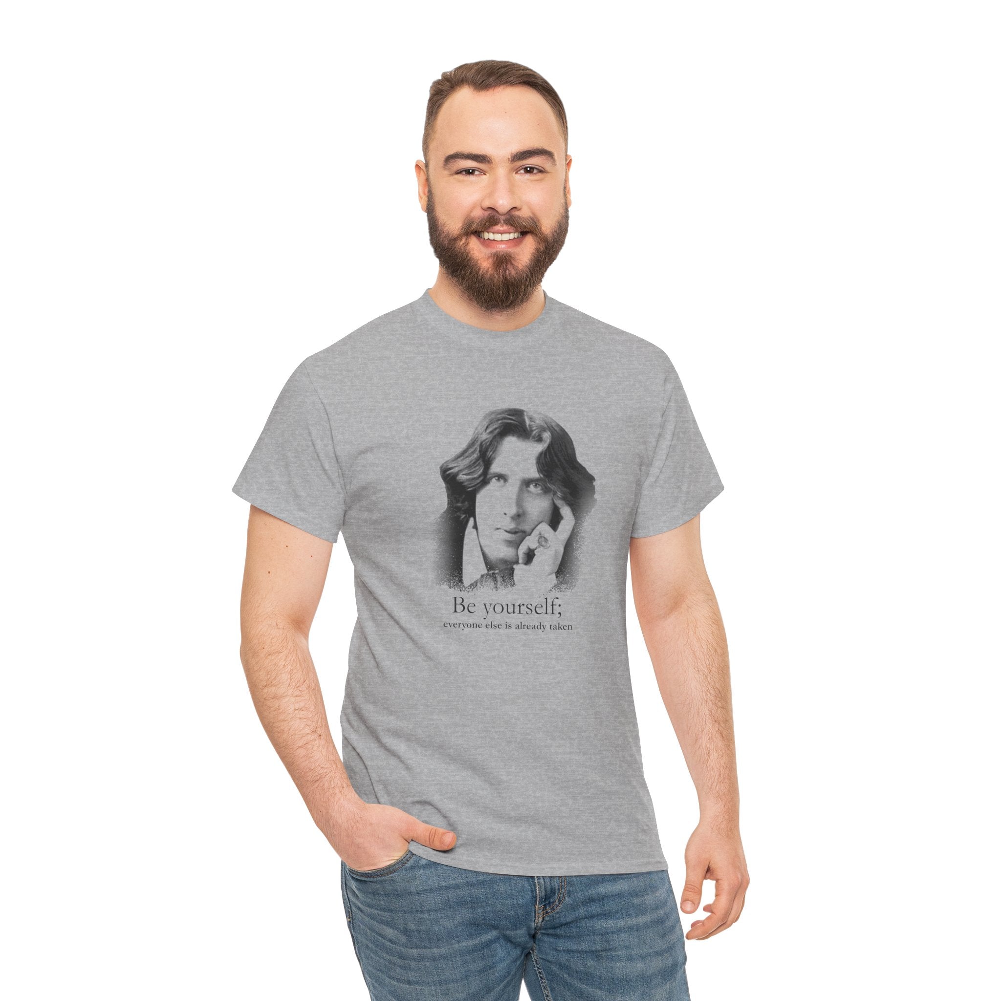 Oscar Wilde - Be yourself; everyone else is already taken.  Iconic Quote T-Shirt