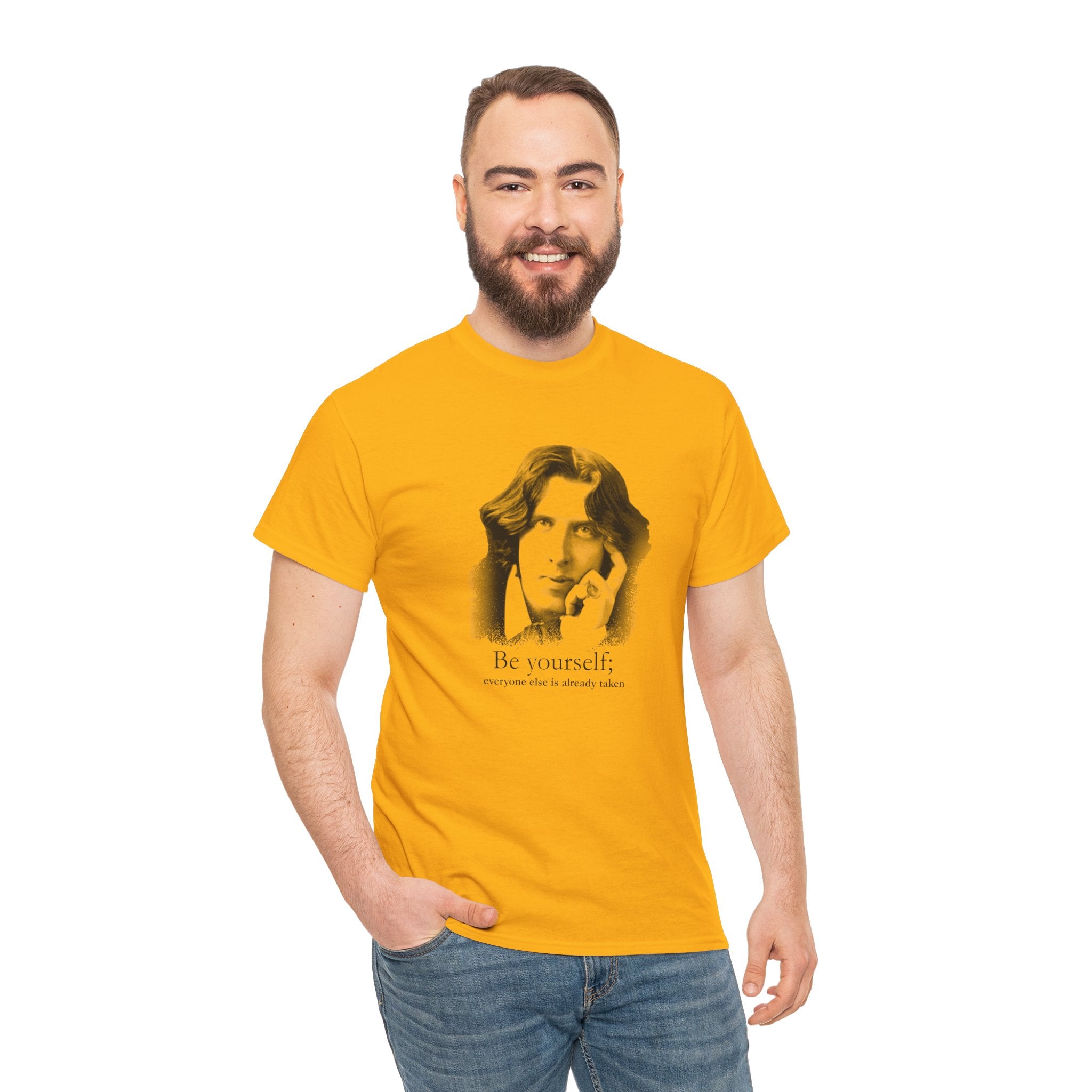Oscar Wilde - Be yourself; everyone else is already taken.  Iconic Quote T-Shirt
