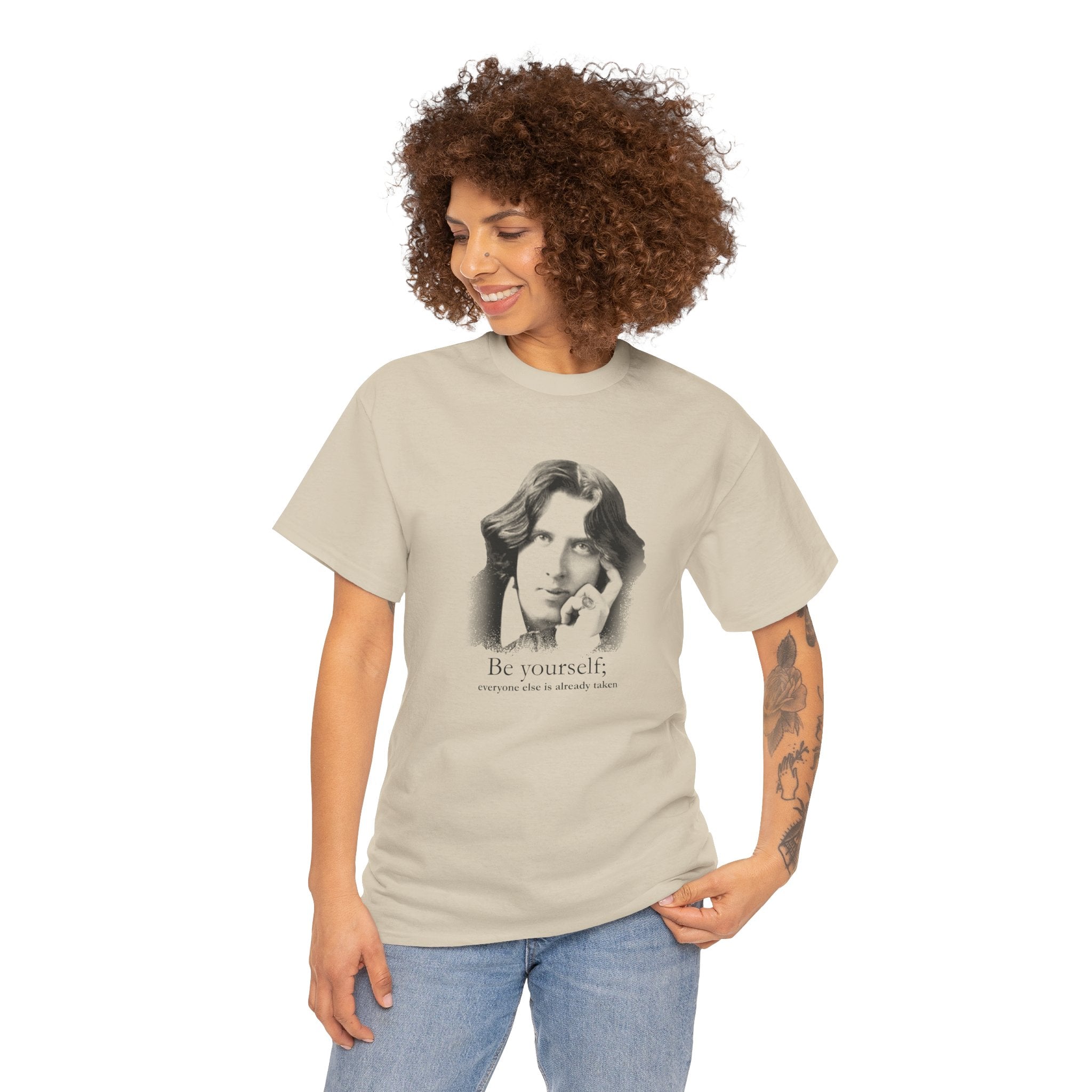 Oscar Wilde - Be yourself; everyone else is already taken.  Iconic Quote T-Shirt