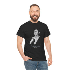 Brendan Behan T-Shirt With Signature | Irish Writer and Playwright Tee | Literary Irish Icon Apparel