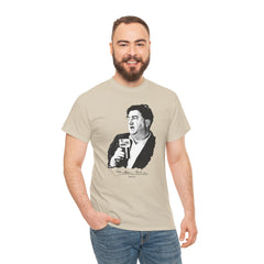 Brendan Behan T-Shirt With Signature | Irish Writer and Playwright Tee | Literary Irish Icon Apparel