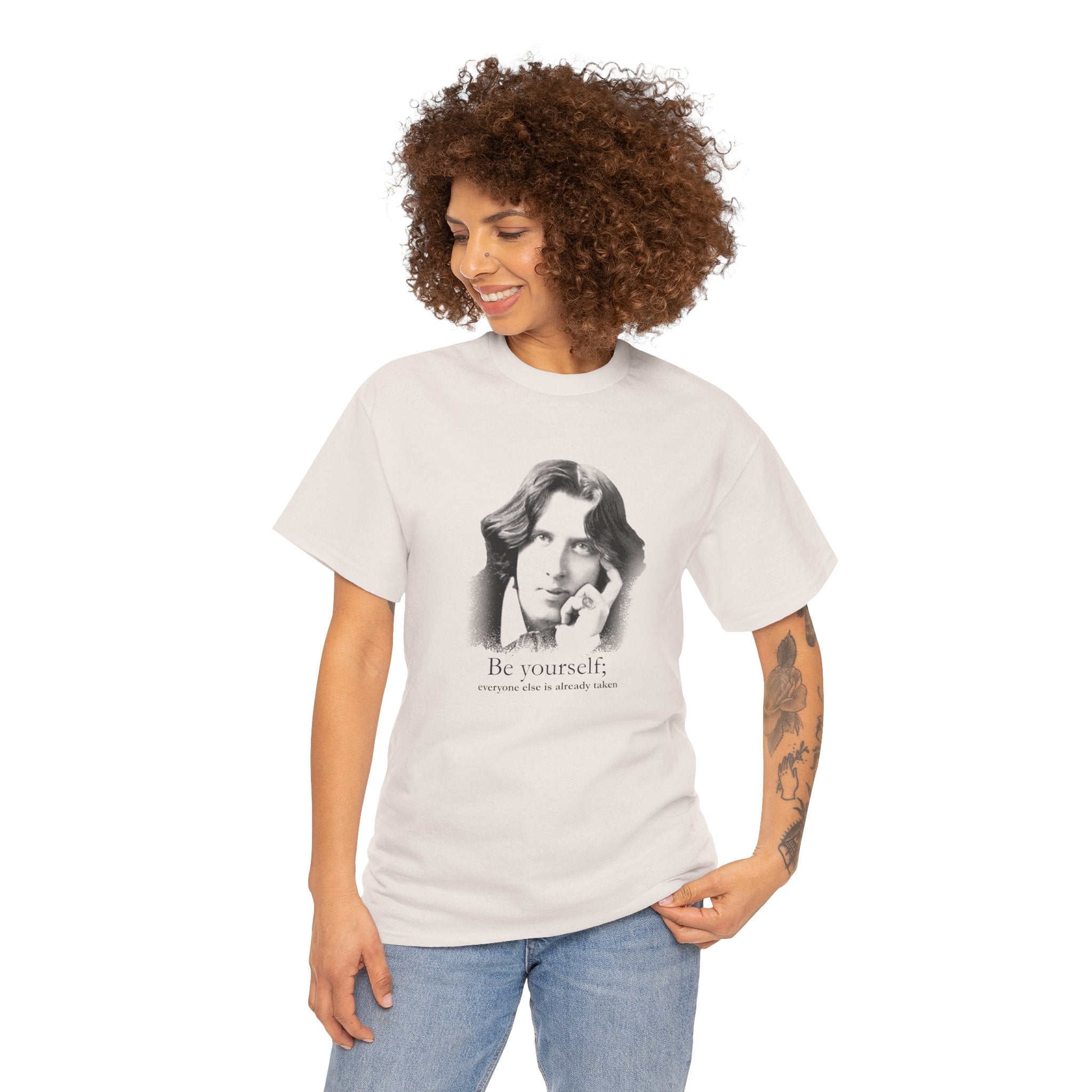 Oscar Wilde - Be yourself; everyone else is already taken.  Iconic Quote T-Shirt