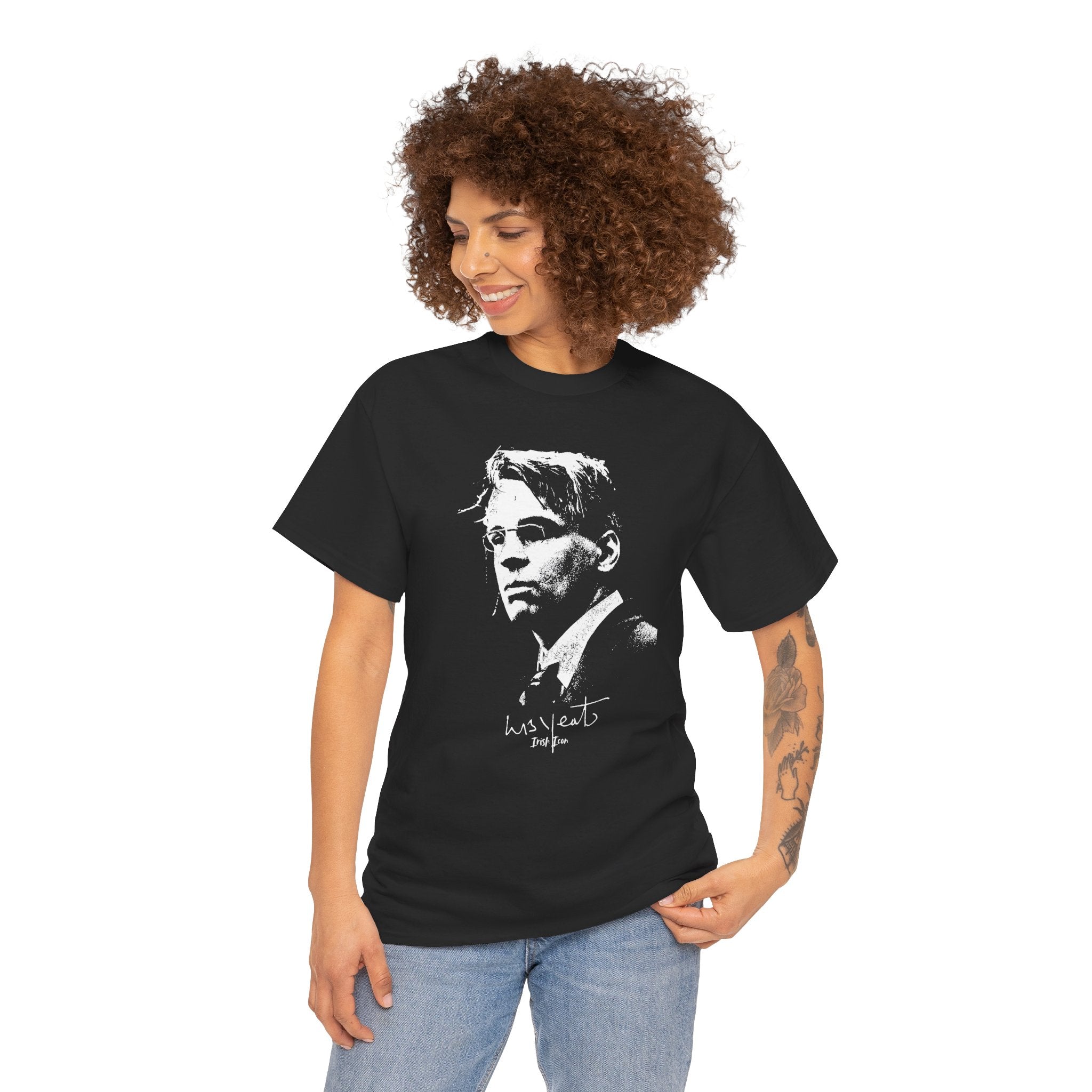 Irish Poet- W B Yeats Signature Tee, Unisex Tshirt.