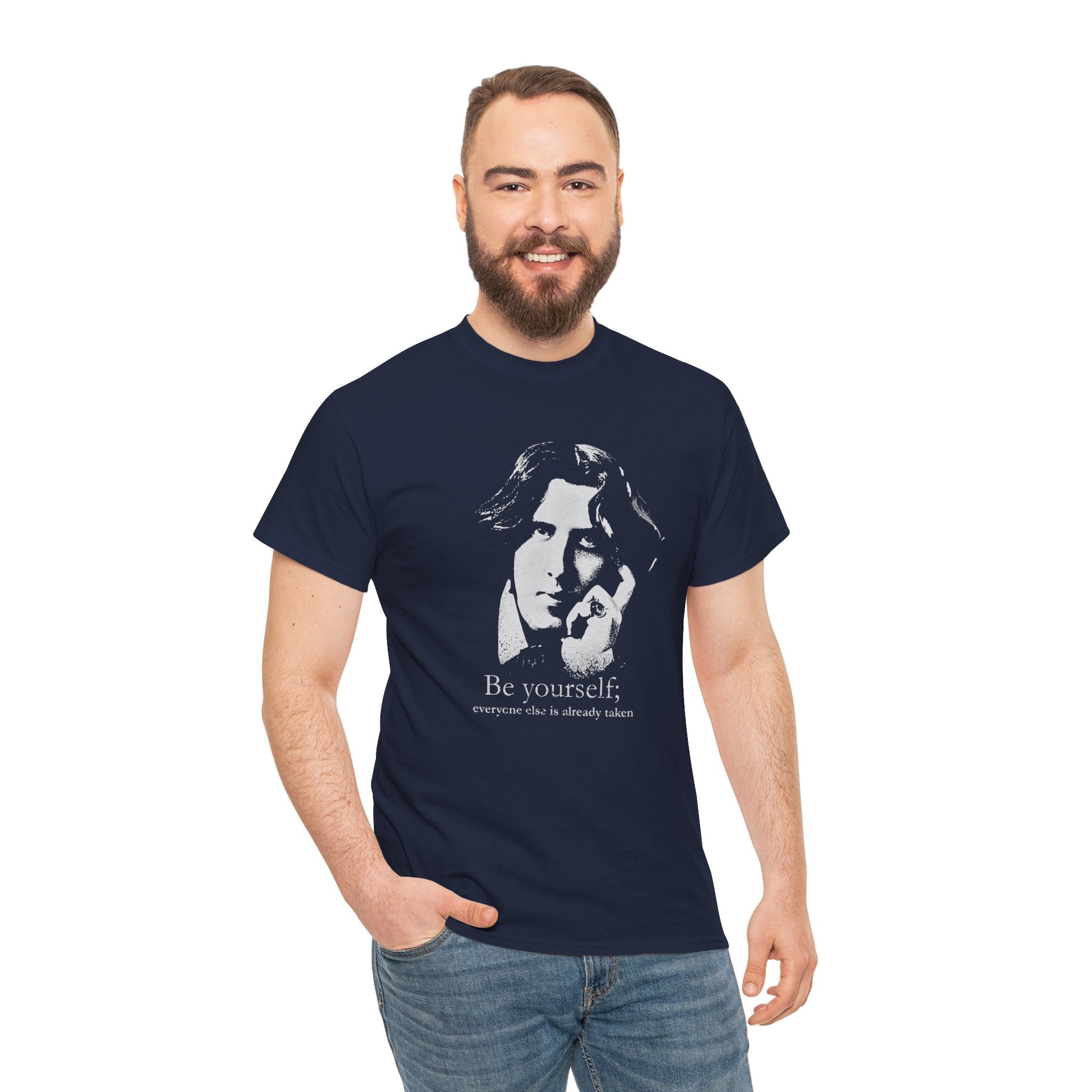 Oscar Wilde - Be yourself; everyone else is already taken.  Iconic Quote T-Shirt