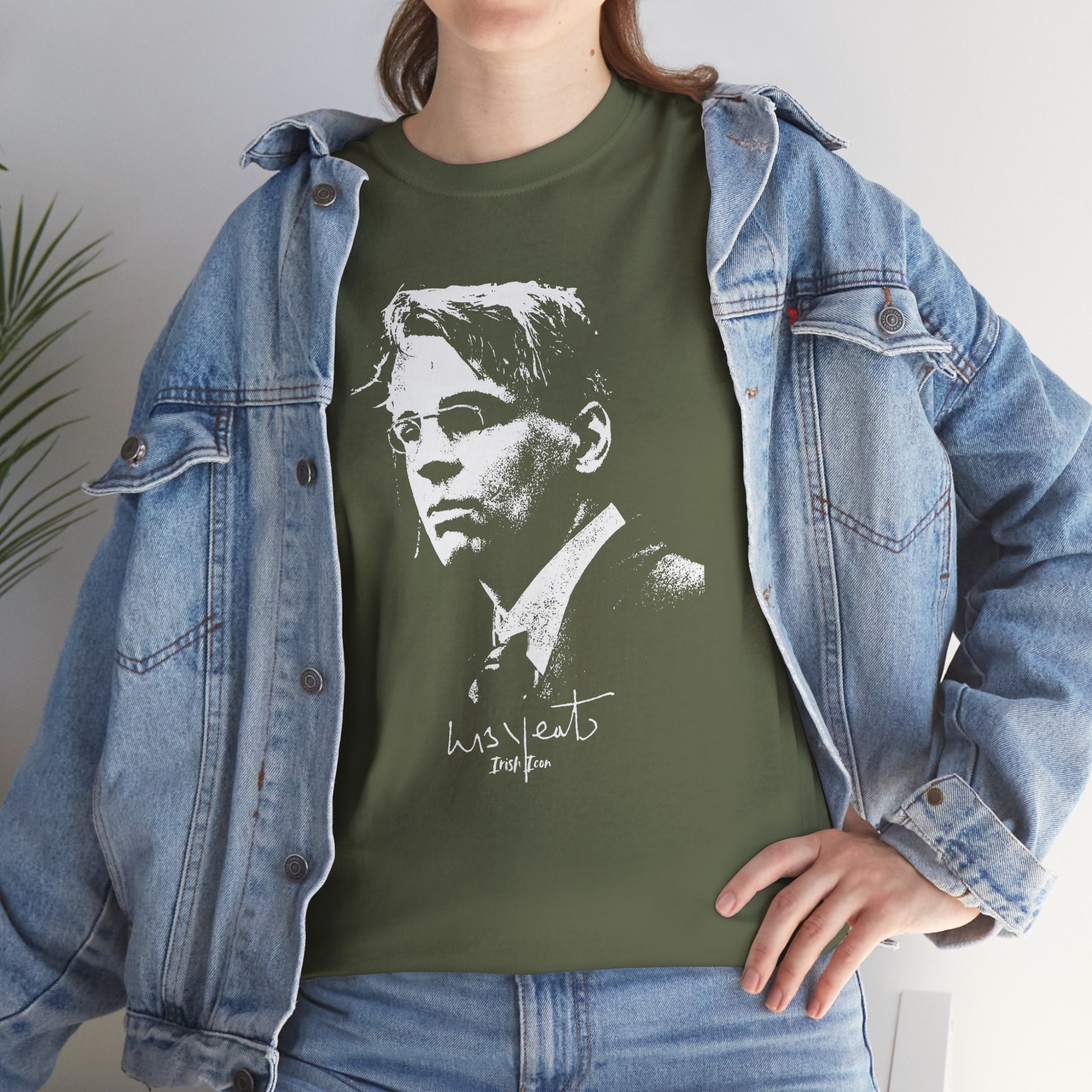 Irish Poet- W B Yeats Signature Tee, Unisex Tshirt.