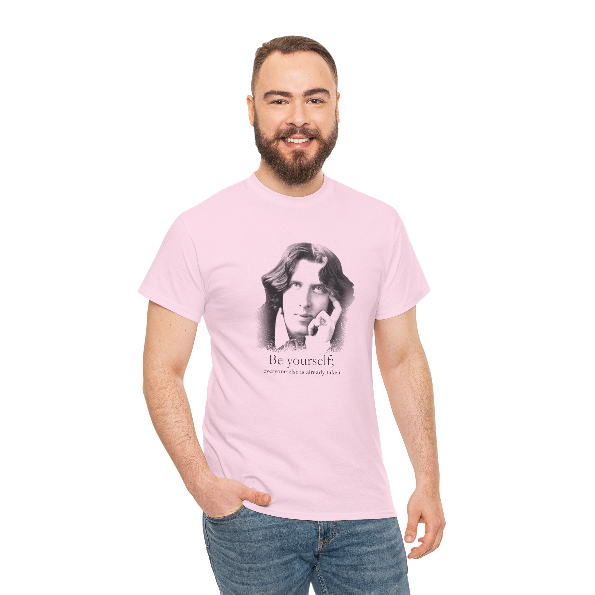 Oscar Wilde - Be yourself; everyone else is already taken.  Iconic Quote T-Shirt