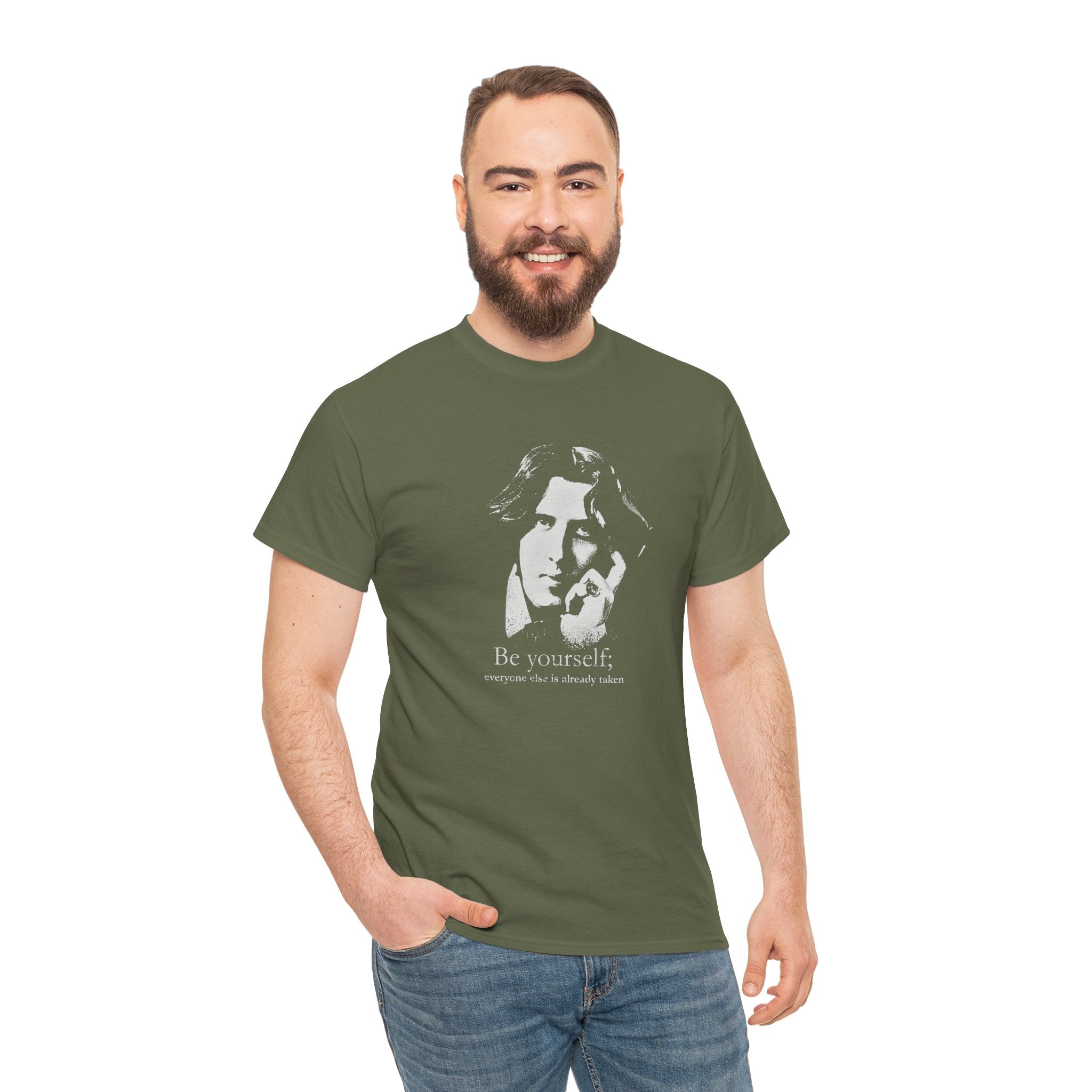 Copy of Oscar Wilde - Be yourself; everyone else is already taken.  Iconic Quote T-Shirt