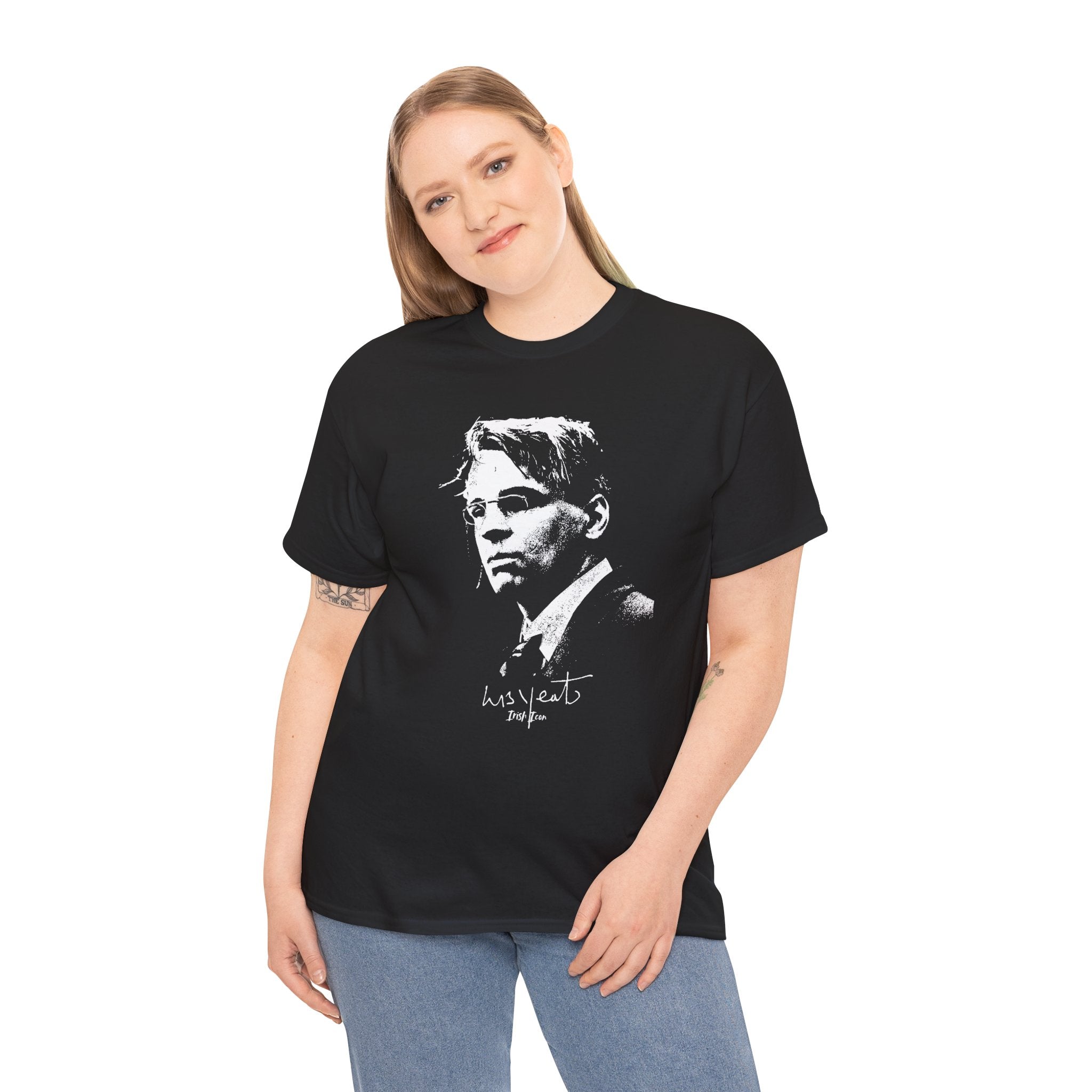 Irish Poet- W B Yeats Signature Tee, Unisex Tshirt.