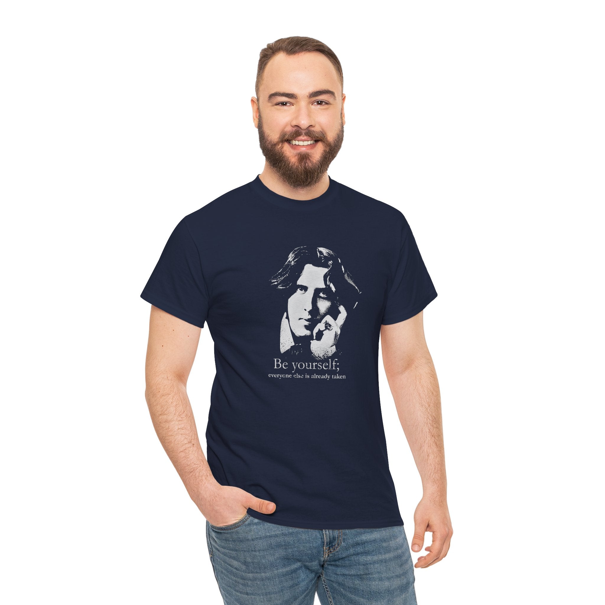 Copy of Oscar Wilde - Be yourself; everyone else is already taken.  Iconic Quote T-Shirt