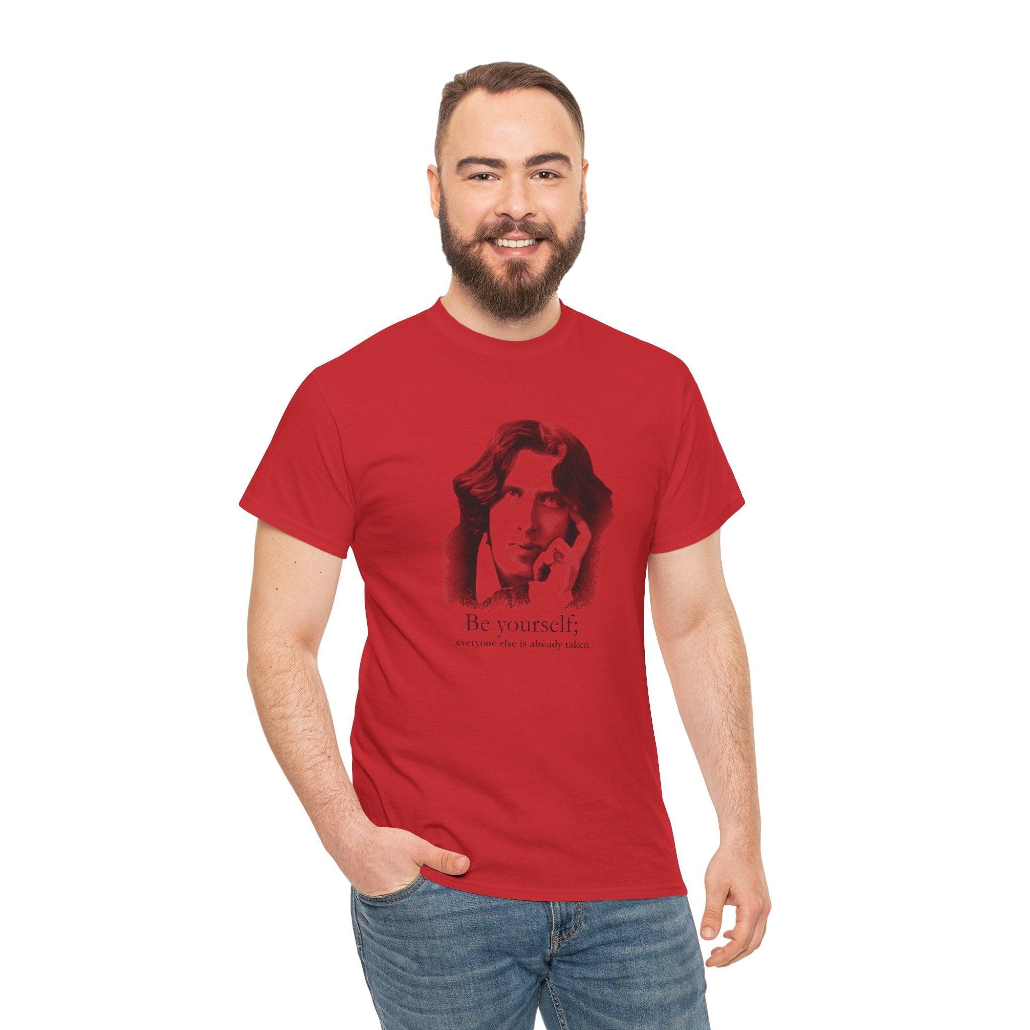 Oscar Wilde - Be yourself; everyone else is already taken.  Iconic Quote T-Shirt