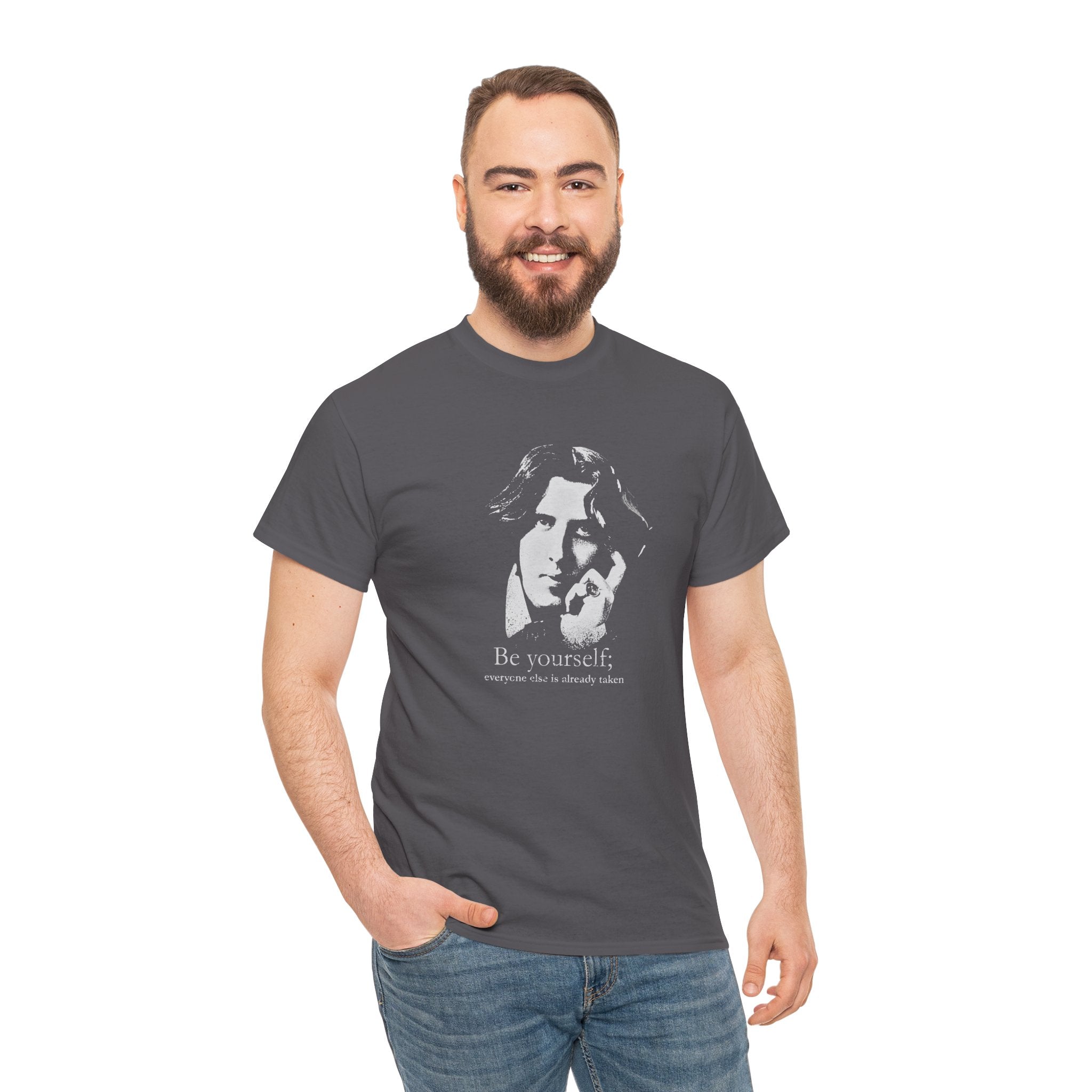 Copy of Oscar Wilde - Be yourself; everyone else is already taken.  Iconic Quote T-Shirt
