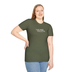 “I Can Resist Everything - EXCEPT TEMPTATION” - Oscar Wilde Quote Tee