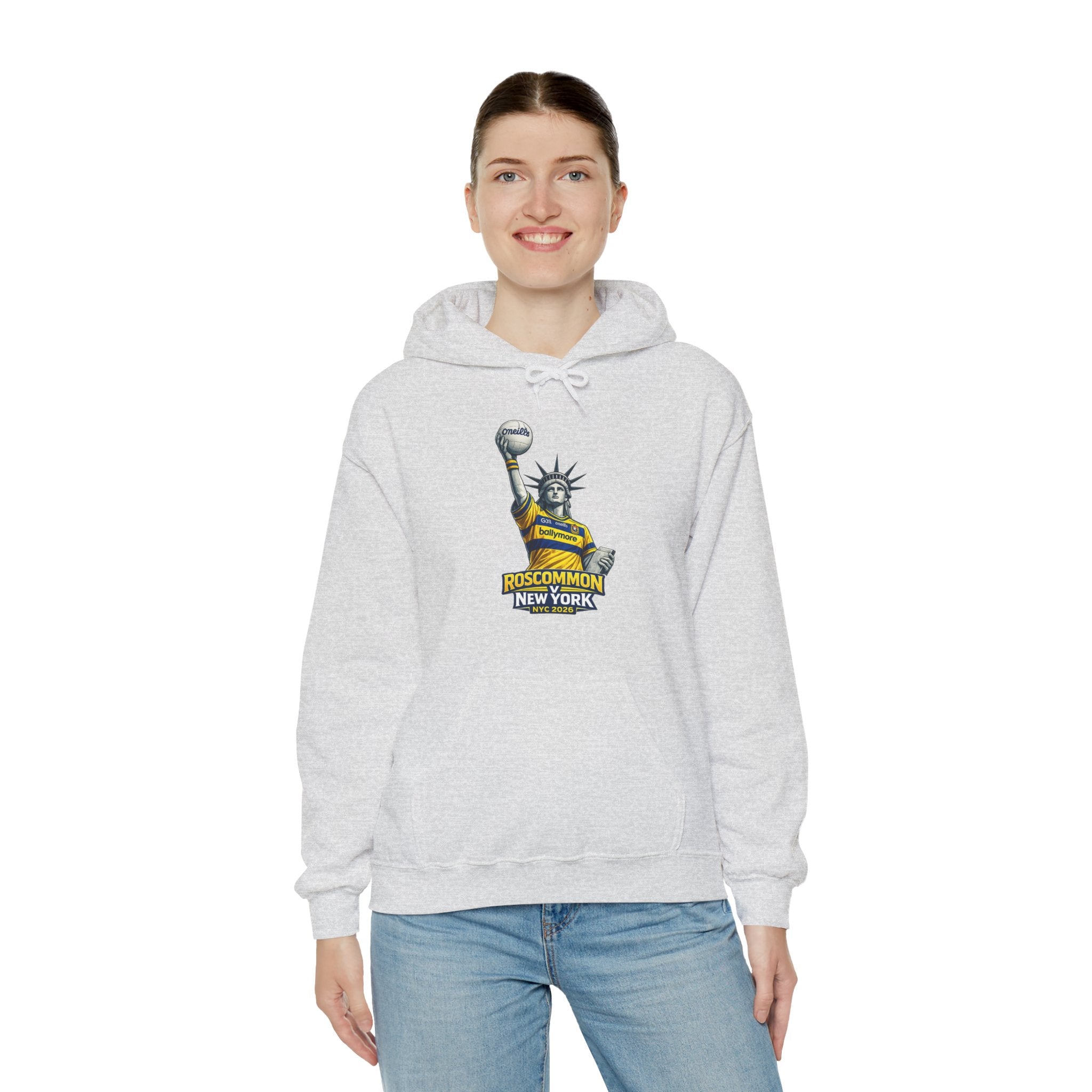 Roscommon V New York 2026 Hoodie –  Statue of Liberty Rossie