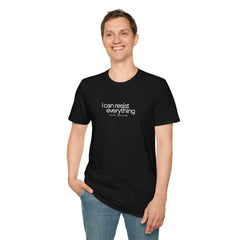 “I Can Resist Everything - EXCEPT TEMPTATION” - Oscar Wilde Quote Tee