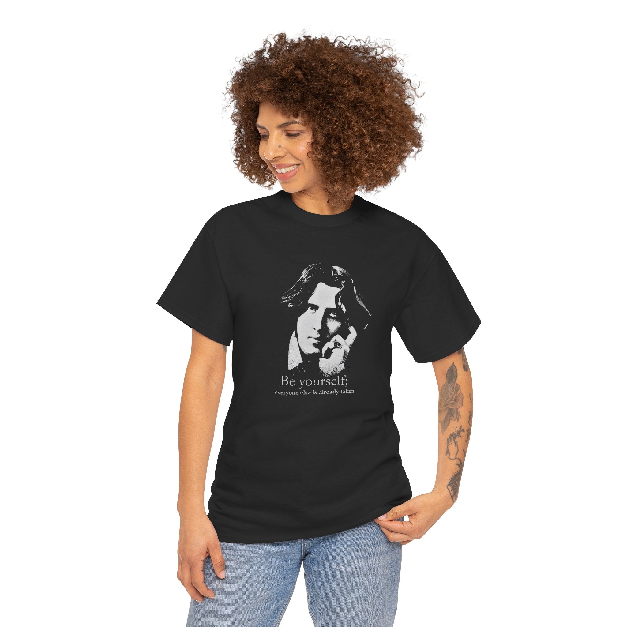 Copy of Oscar Wilde - Be yourself; everyone else is already taken.  Iconic Quote T-Shirt