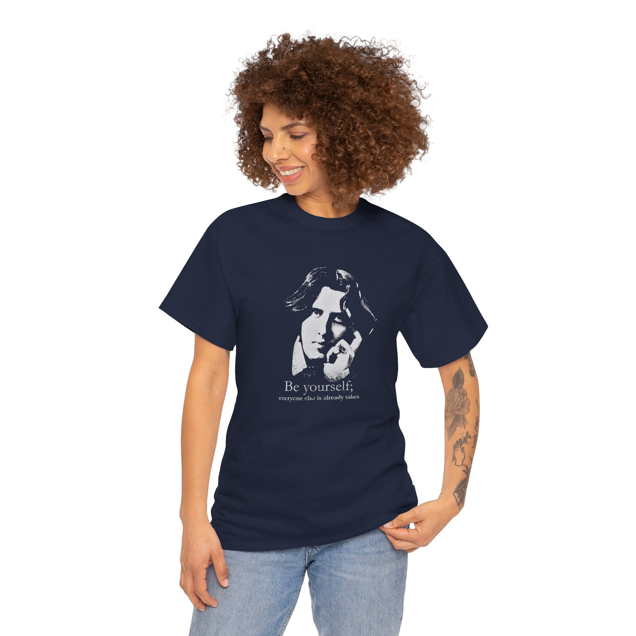 Copy of Oscar Wilde - Be yourself; everyone else is already taken.  Iconic Quote T-Shirt
