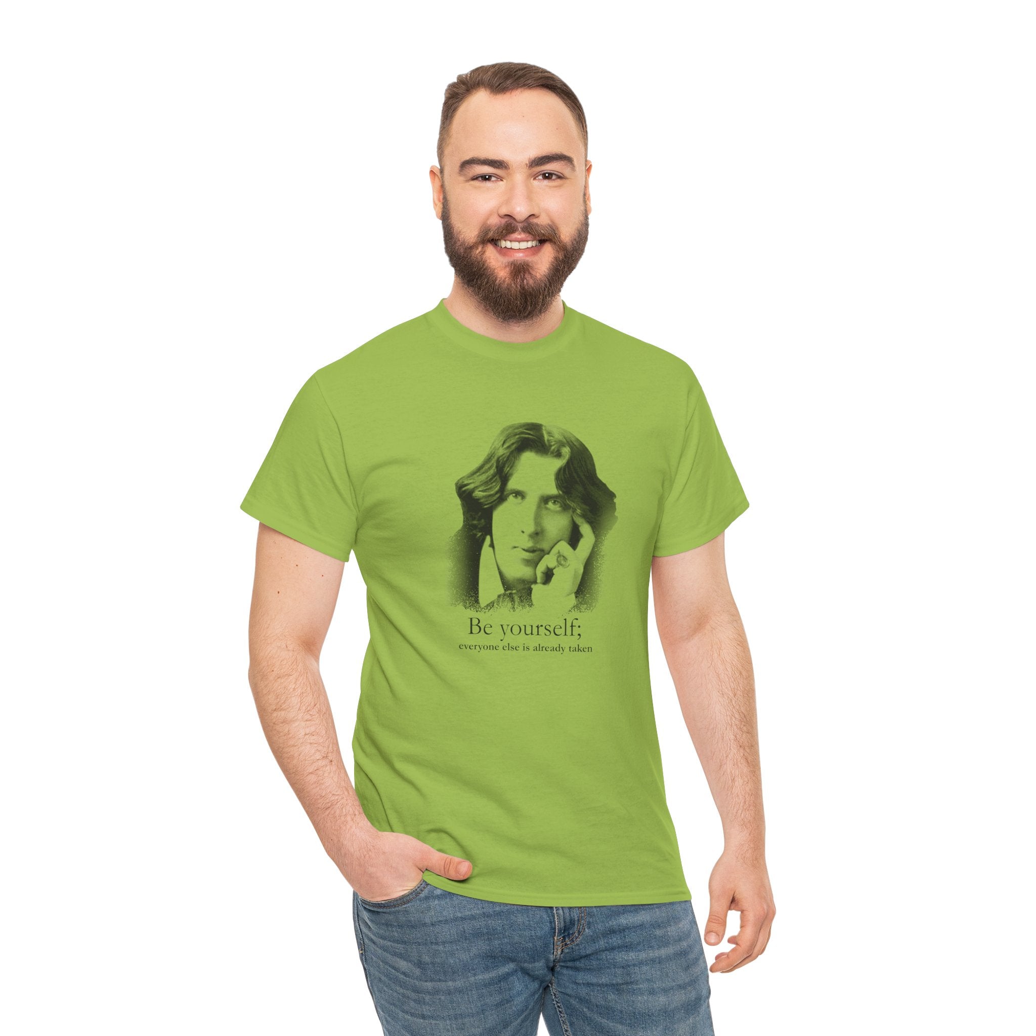 Oscar Wilde - Be yourself; everyone else is already taken.  Iconic Quote T-Shirt
