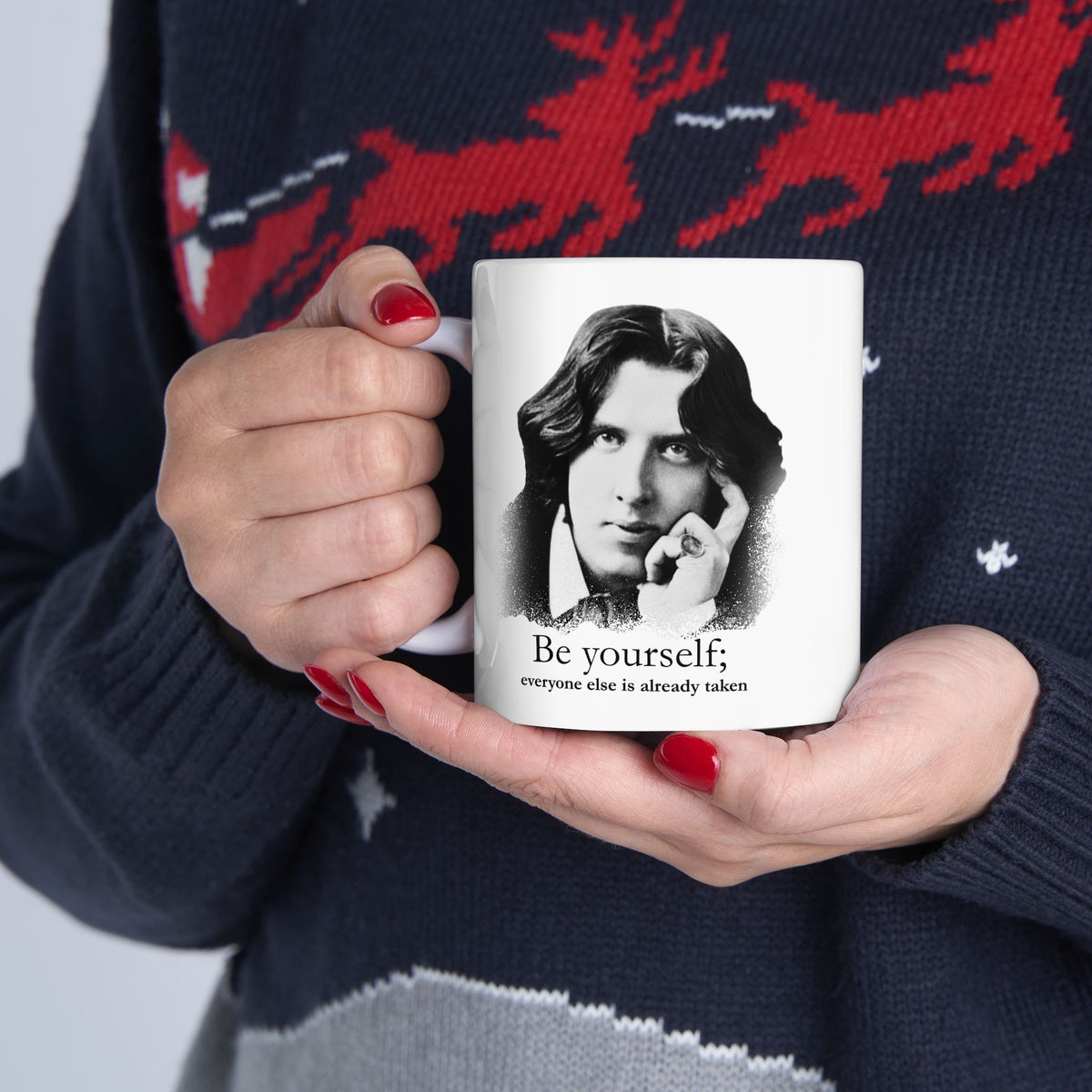 Oscar Wilde "Be Yourself" Coffee Mug (11oz,)
