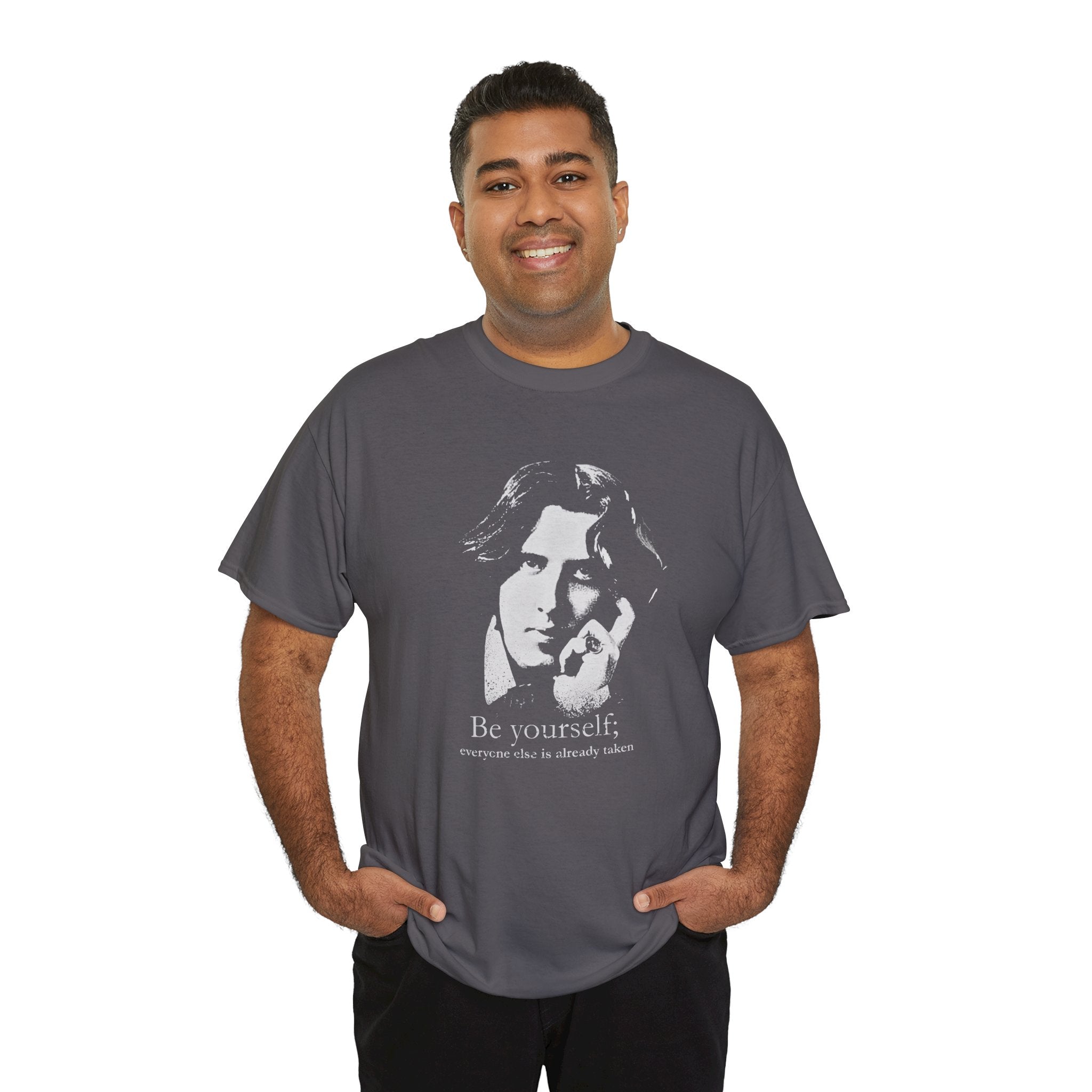 Oscar Wilde - Be yourself; everyone else is already taken.  Iconic Quote T-Shirt