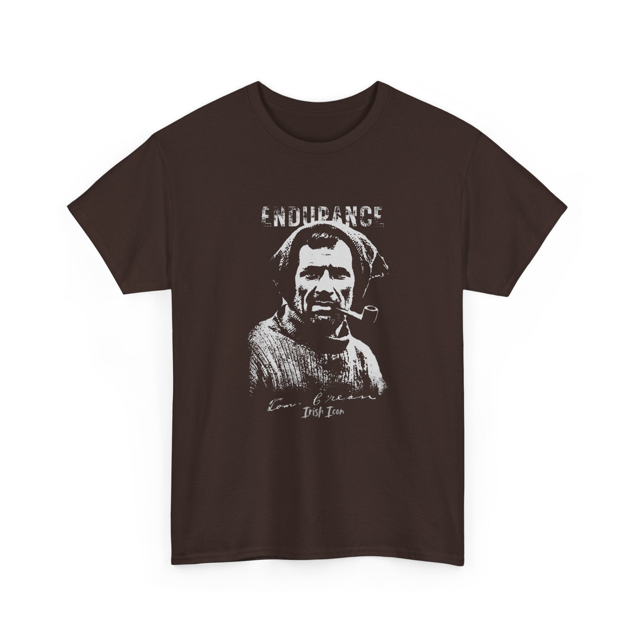 Tom Crean Tee with Authentic Signature, Irish Explorer Gift Shirt, Antarctic Adventurer T-Shirt,  Vintage Style Unisex Cotton Tee