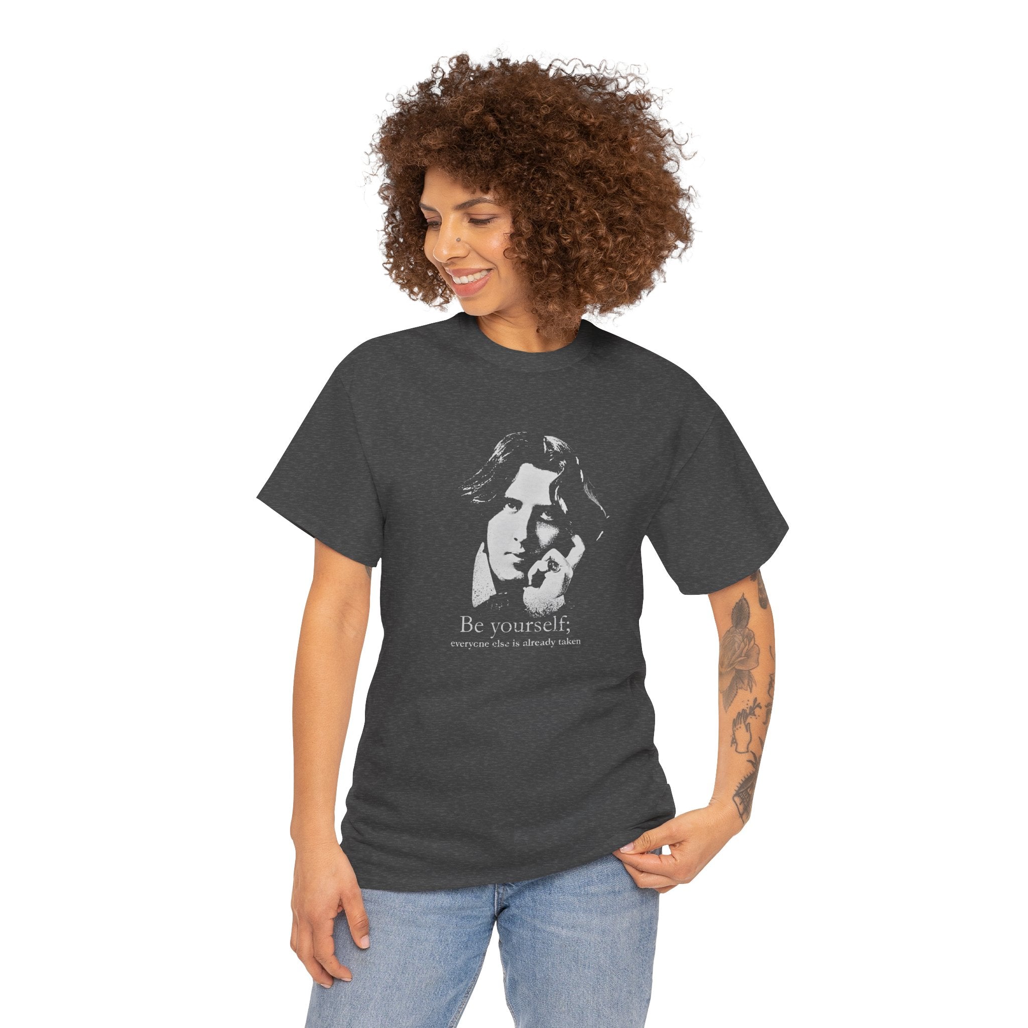 Copy of Oscar Wilde - Be yourself; everyone else is already taken.  Iconic Quote T-Shirt