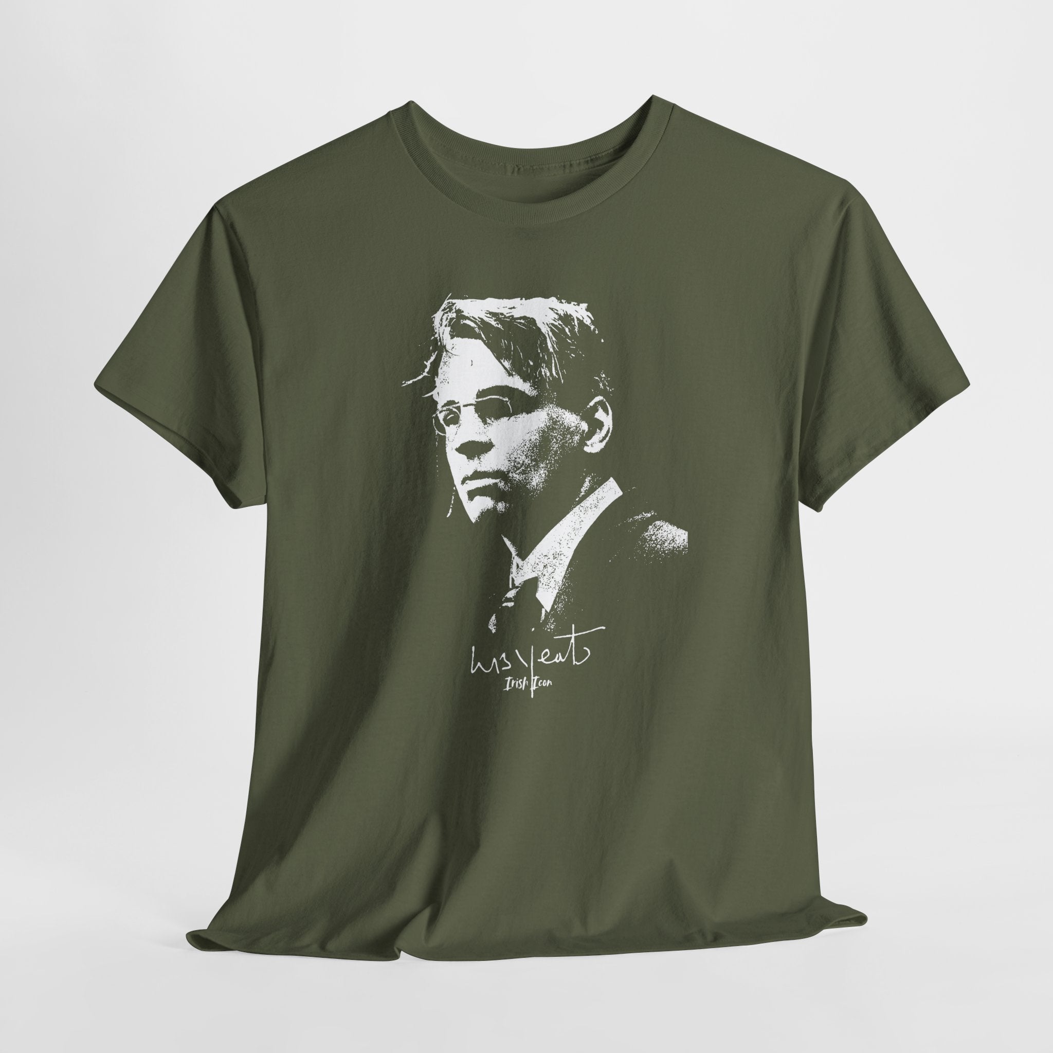 Irish Poet- W B Yeats Signature Tee, Unisex Tshirt.