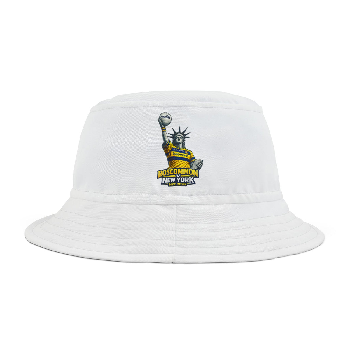 Roscommon vs New York 2026 Bucket Hat — Statue of Liberty