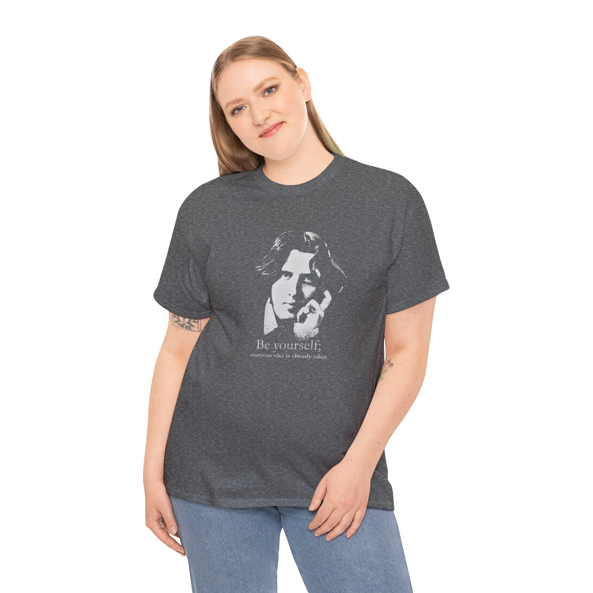 Copy of Oscar Wilde - Be yourself; everyone else is already taken.  Iconic Quote T-Shirt