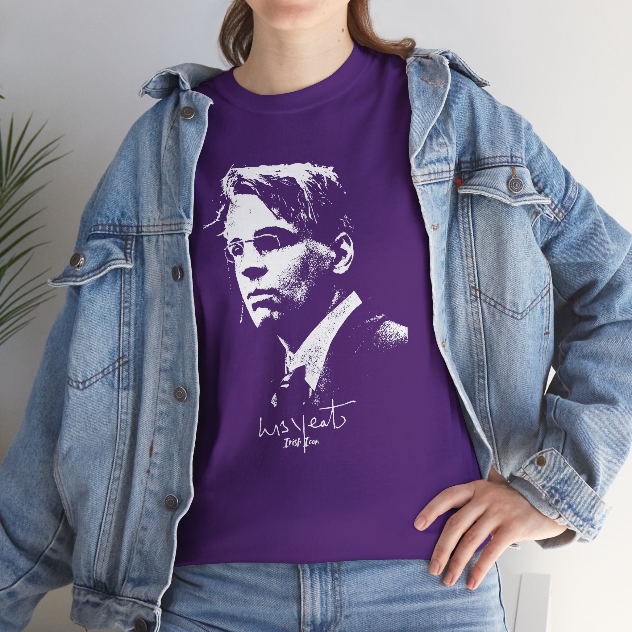 Irish Poet- W B Yeats Signature Tee, Unisex Tshirt.