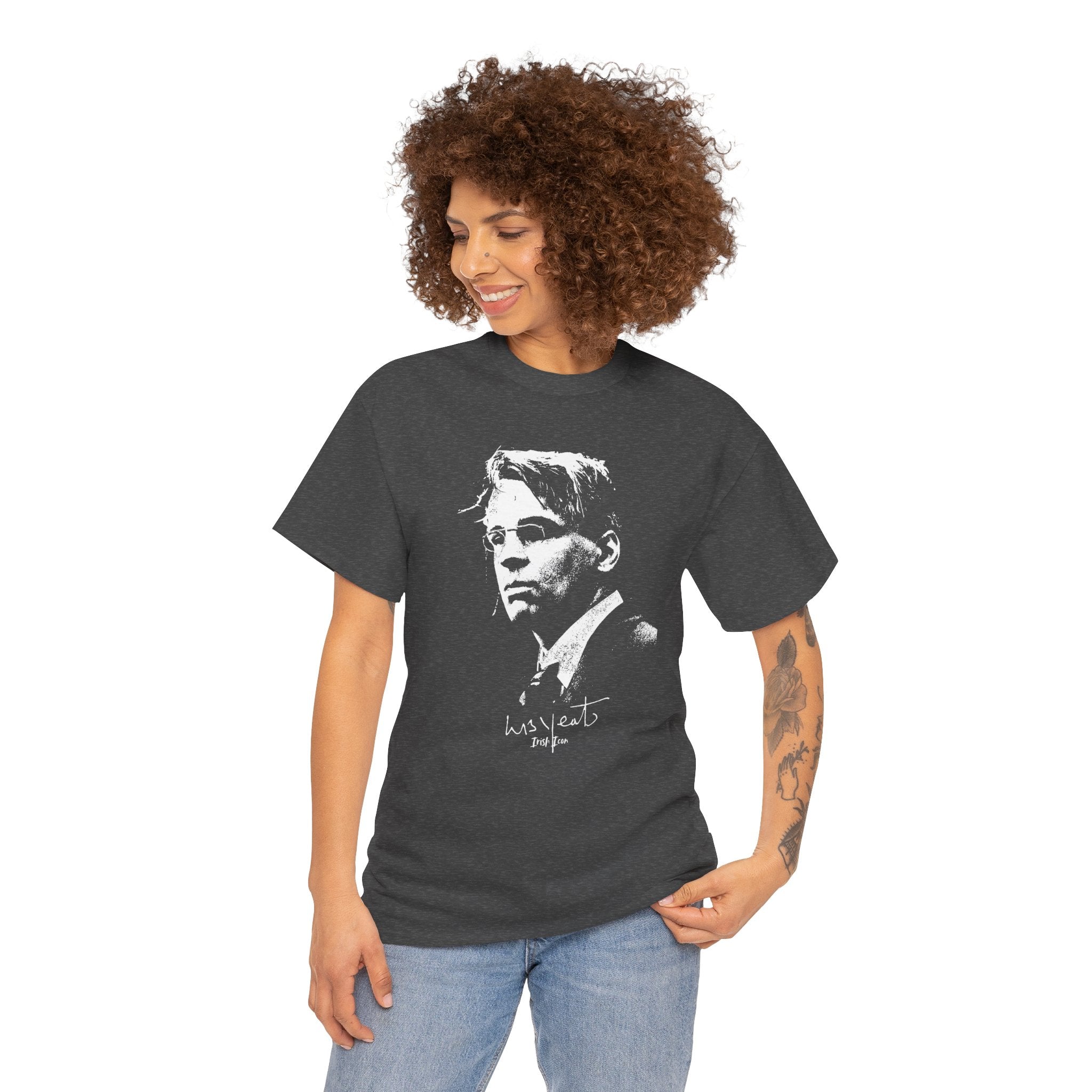 Irish Poet- W B Yeats Signature Tee, Unisex Tshirt.