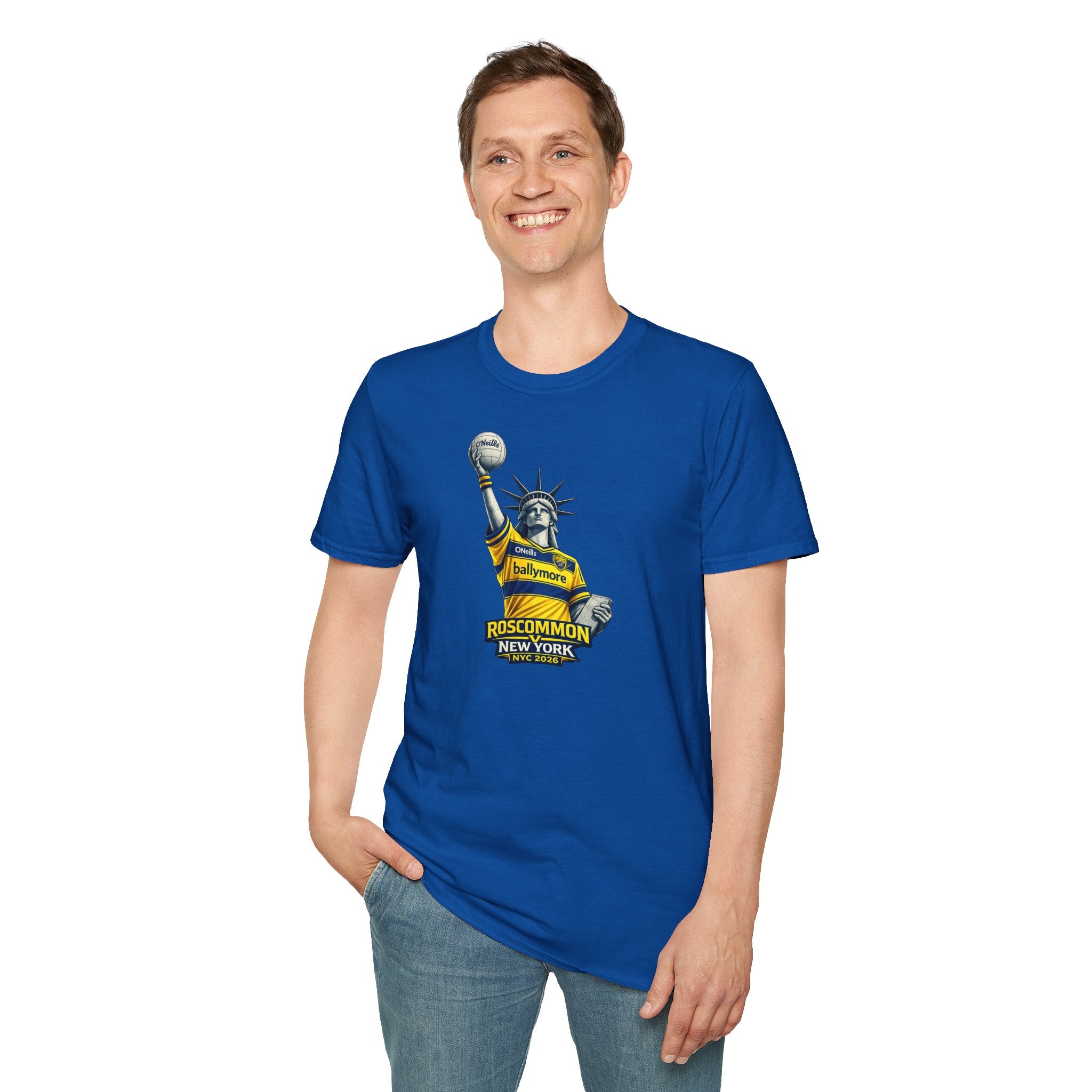 Roscommon V New York Statue of Liberty Comemorative T‑Shirt