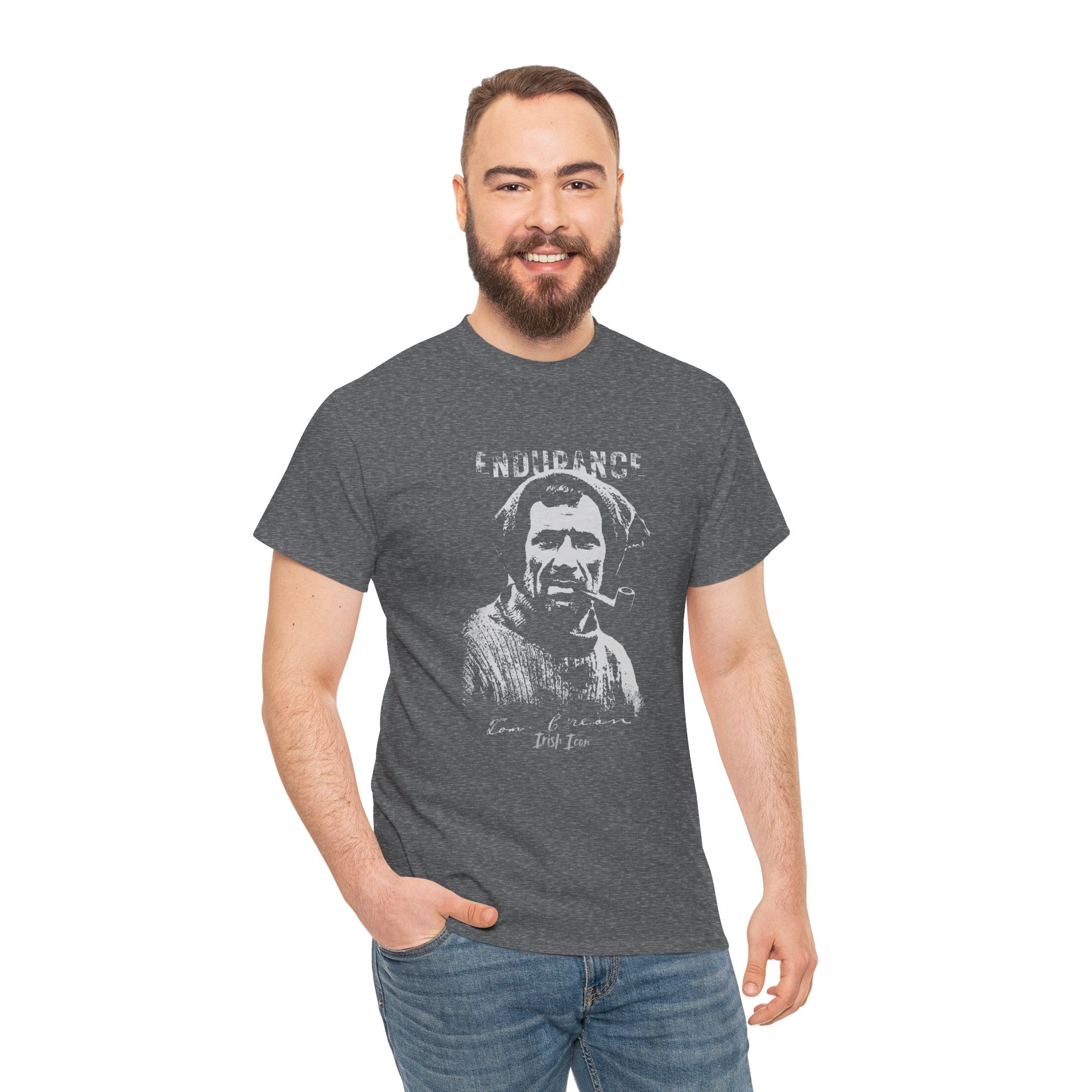 Tom Crean Tee with Authentic Signature, Irish Explorer Gift Shirt, Antarctic Adventurer T-Shirt,  Vintage Style Unisex Cotton Tee