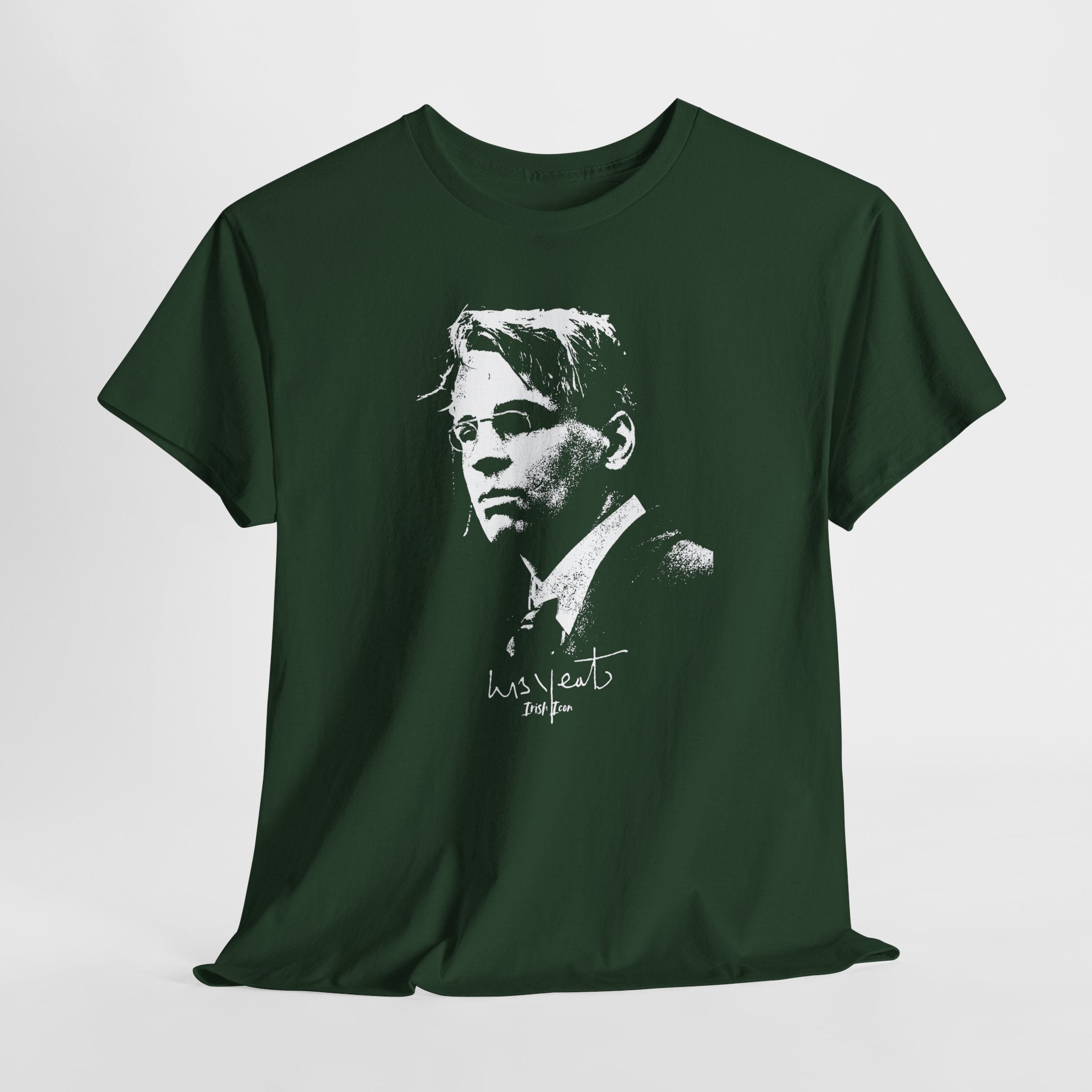 Irish Poet- W B Yeats Signature Tee, Unisex Tshirt.