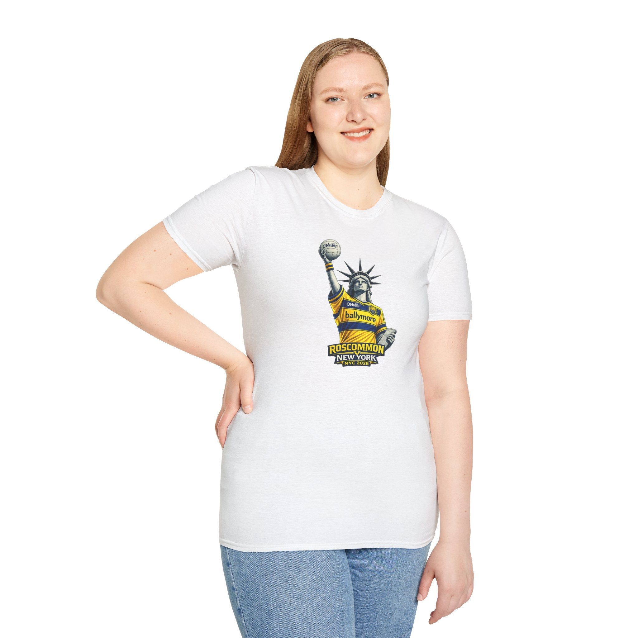 Roscommon V New York Statue of Liberty Comemorative T‑Shirt