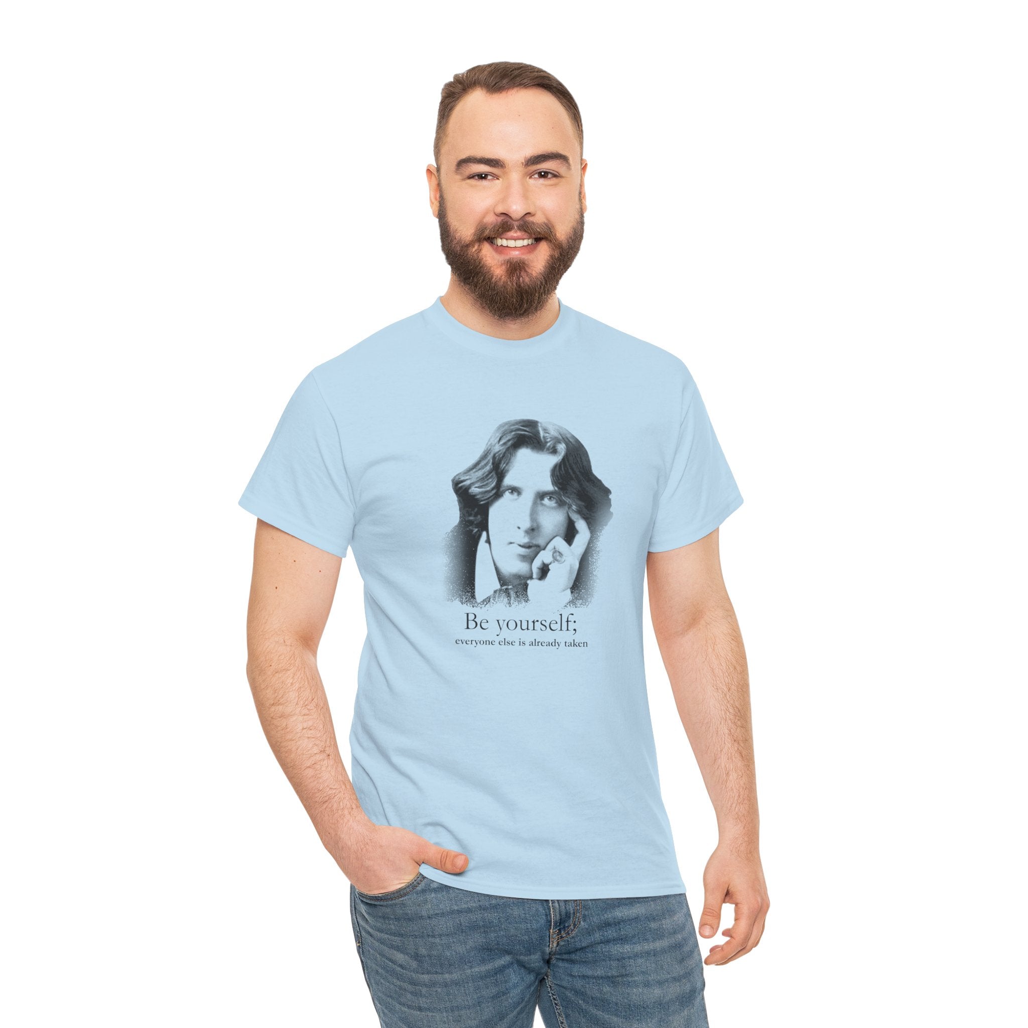 Oscar Wilde - Be yourself; everyone else is already taken.  Iconic Quote T-Shirt