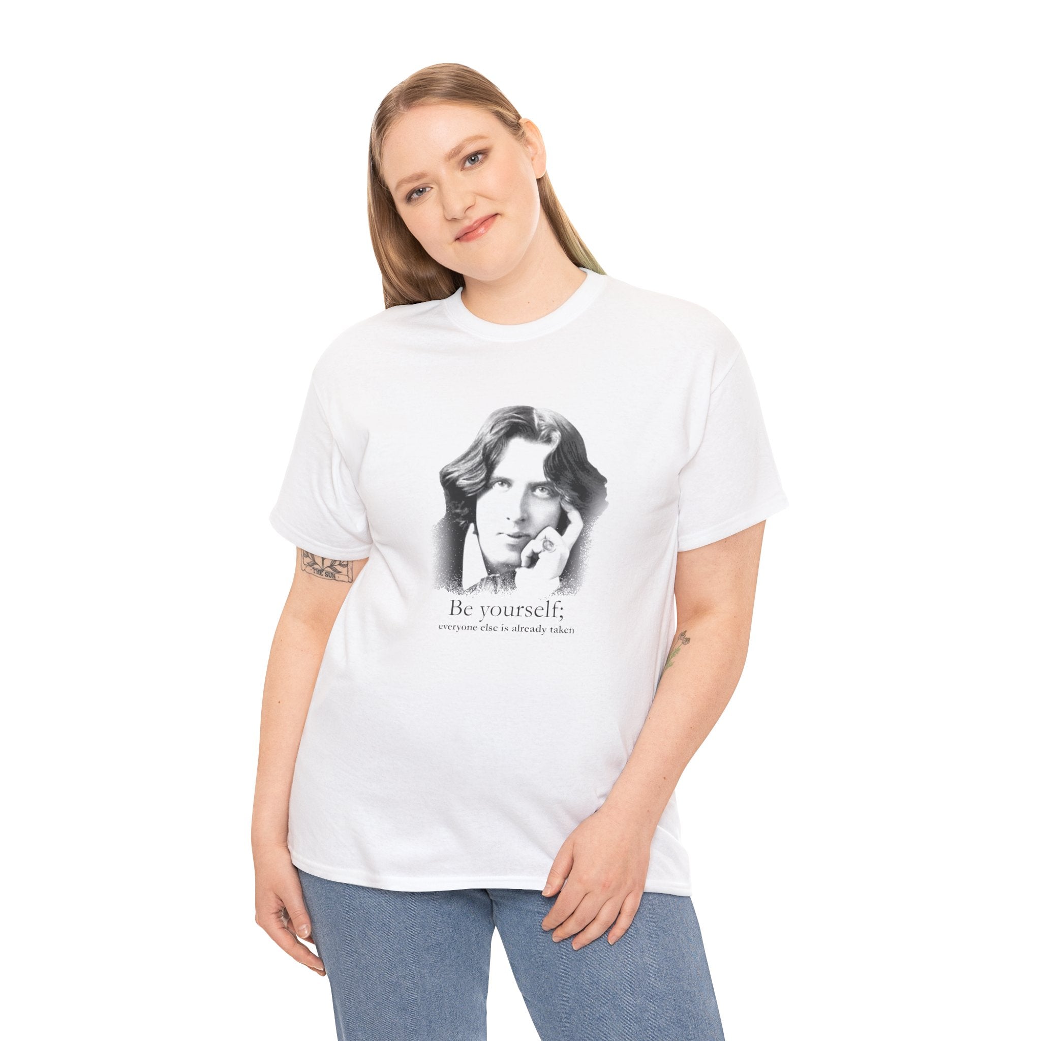 Oscar Wilde - Be yourself; everyone else is already taken.  Iconic Quote T-Shirt