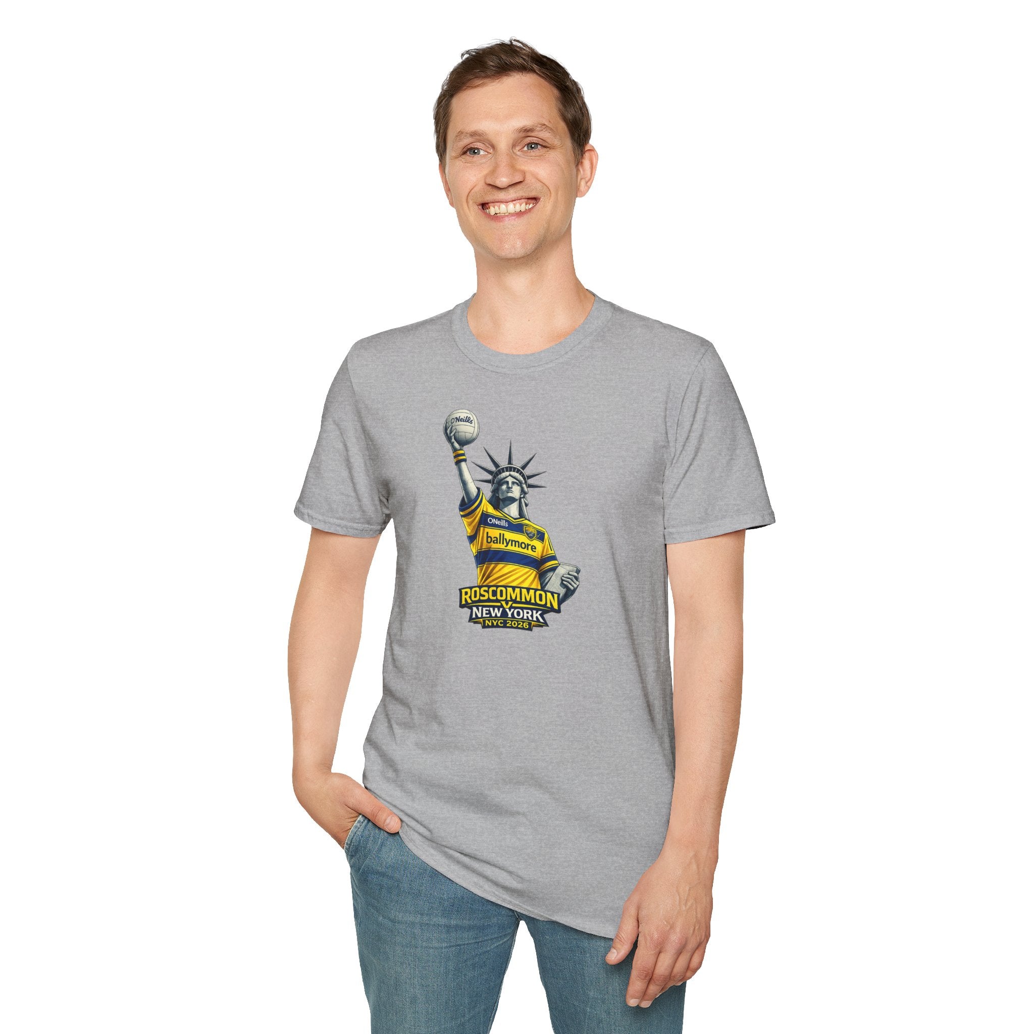 Roscommon V New York Statue of Liberty Comemorative T‑Shirt
