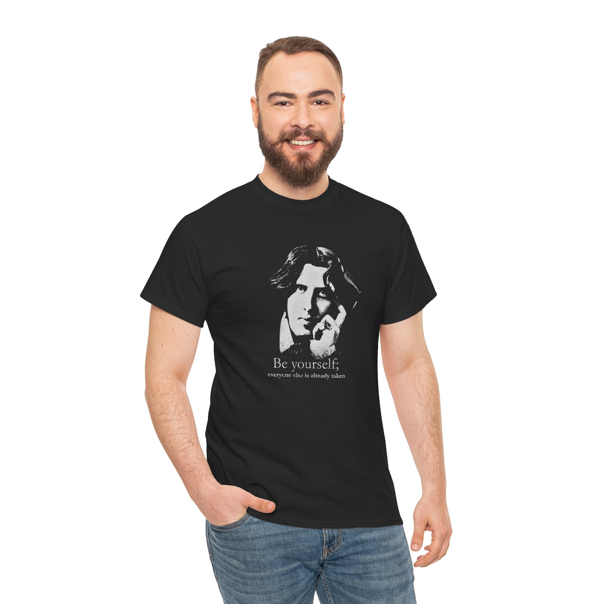 Copy of Oscar Wilde - Be yourself; everyone else is already taken.  Iconic Quote T-Shirt