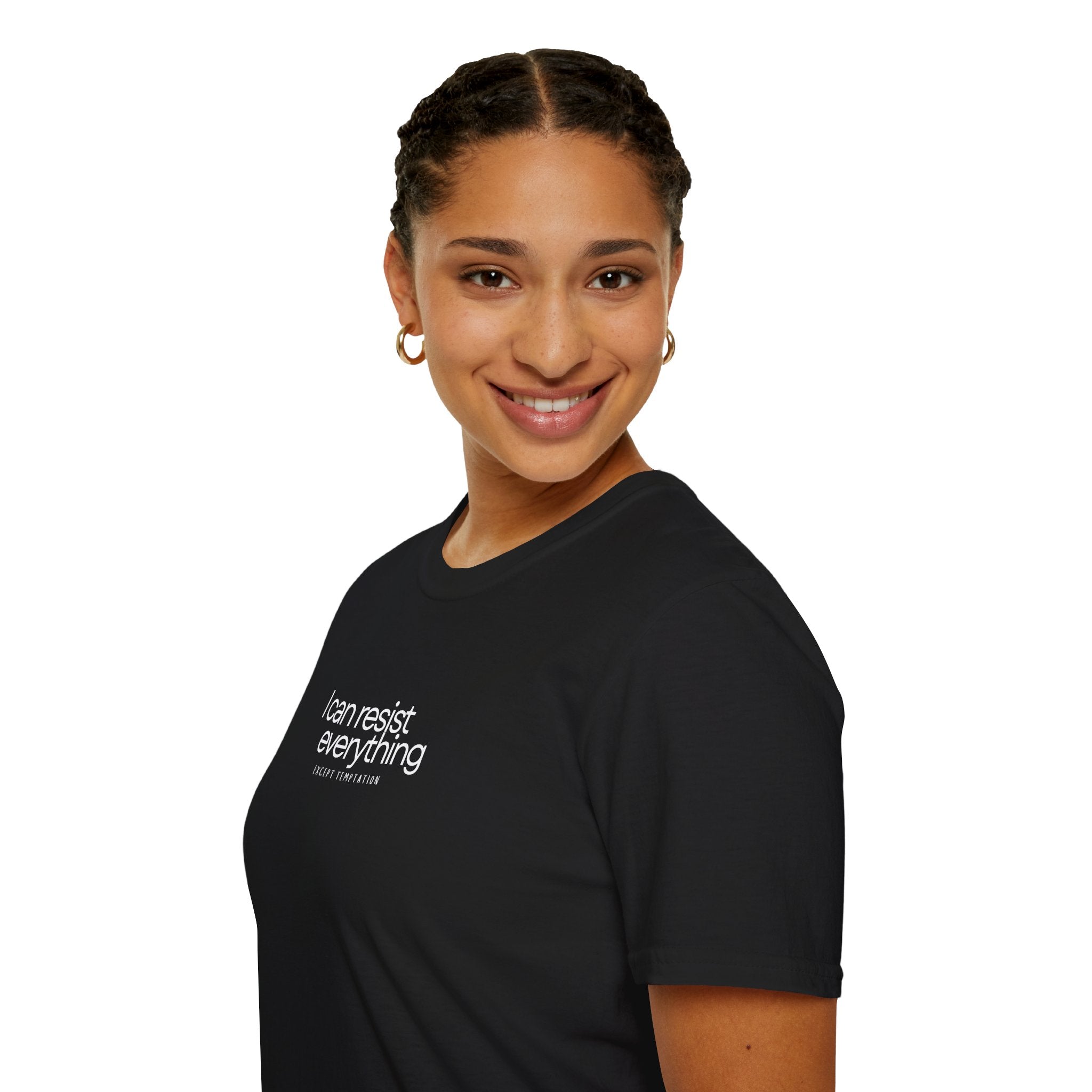 “I Can Resist Everything - EXCEPT TEMPTATION” - Oscar Wilde Quote Tee