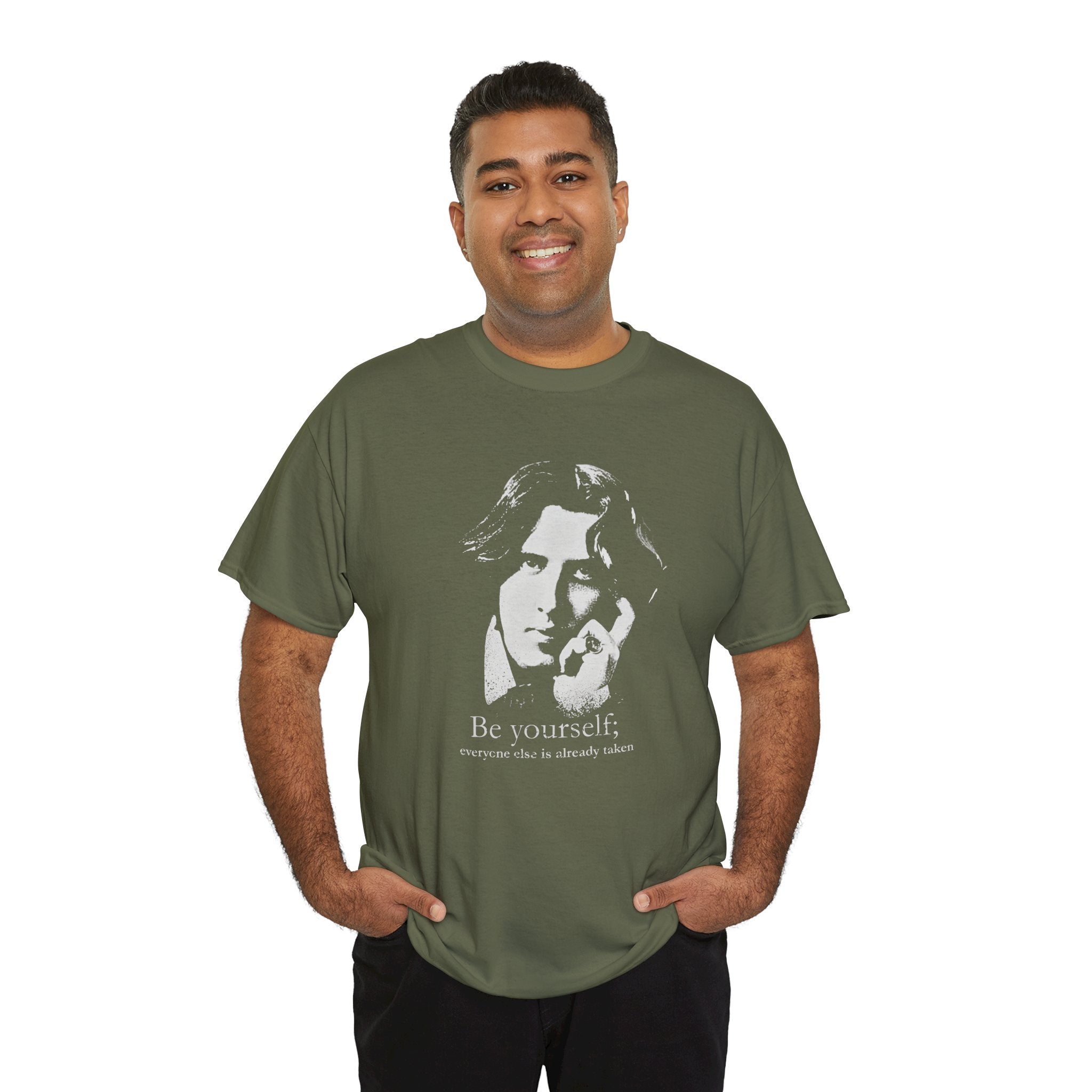 Oscar Wilde - Be yourself; everyone else is already taken.  Iconic Quote T-Shirt