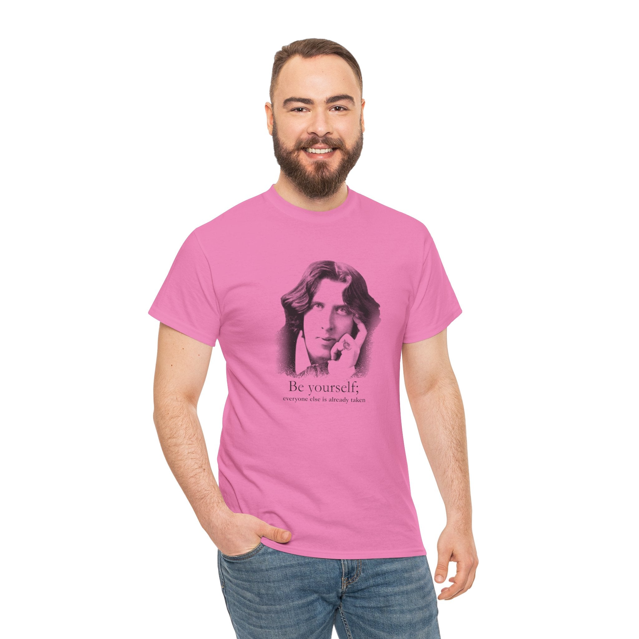 Oscar Wilde - Be yourself; everyone else is already taken.  Iconic Quote T-Shirt